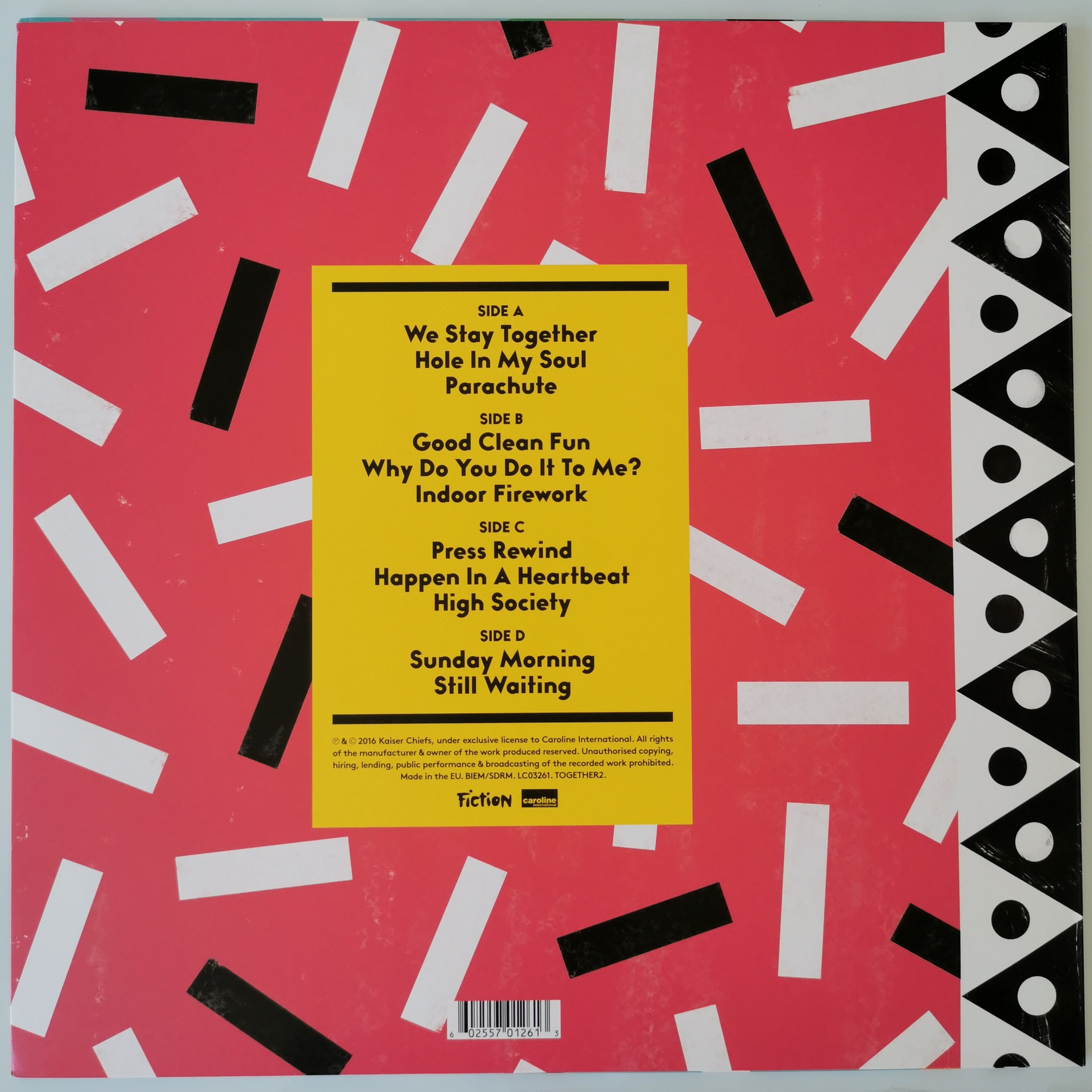 Kaiser Chiefs Stay Together Limited Heavyweight Vinyl 2LP