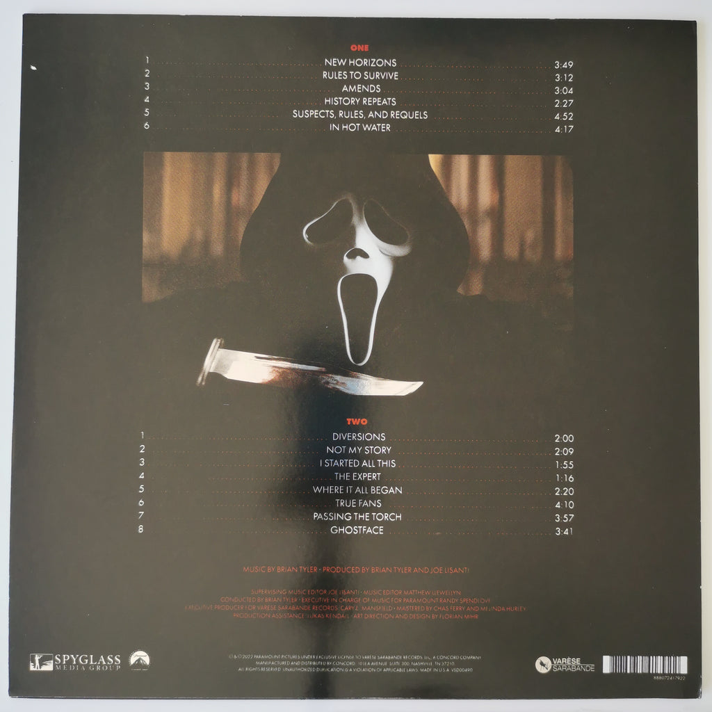Scream 5 Vinyl LP Record Soundtrack