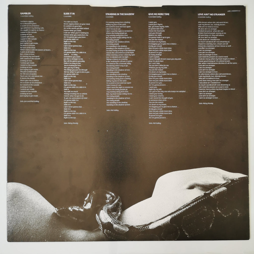 Whitesnake – Slide It In Vinyl LP Record 1984