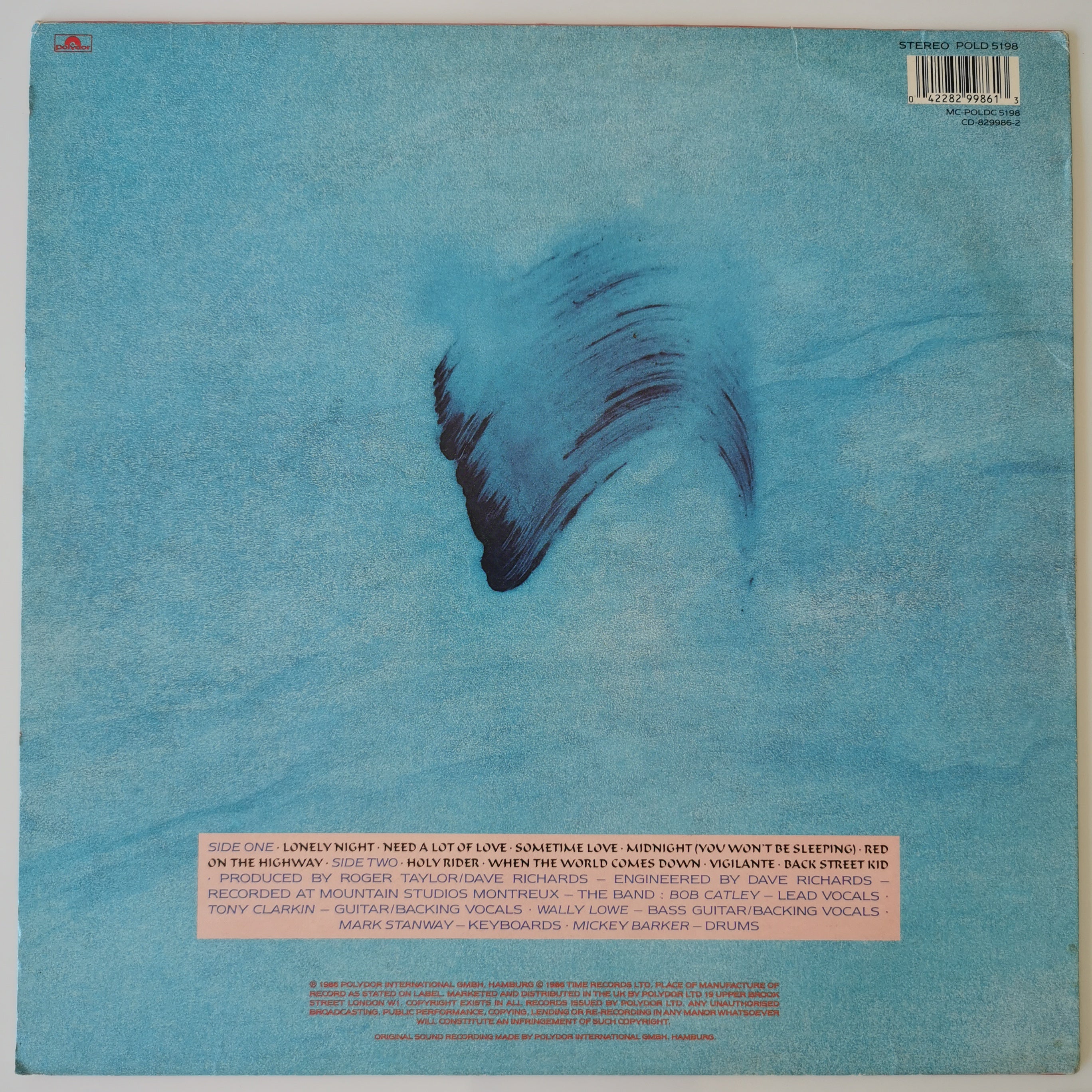 Magnum – Vigilante Vinyl LP Record 1986