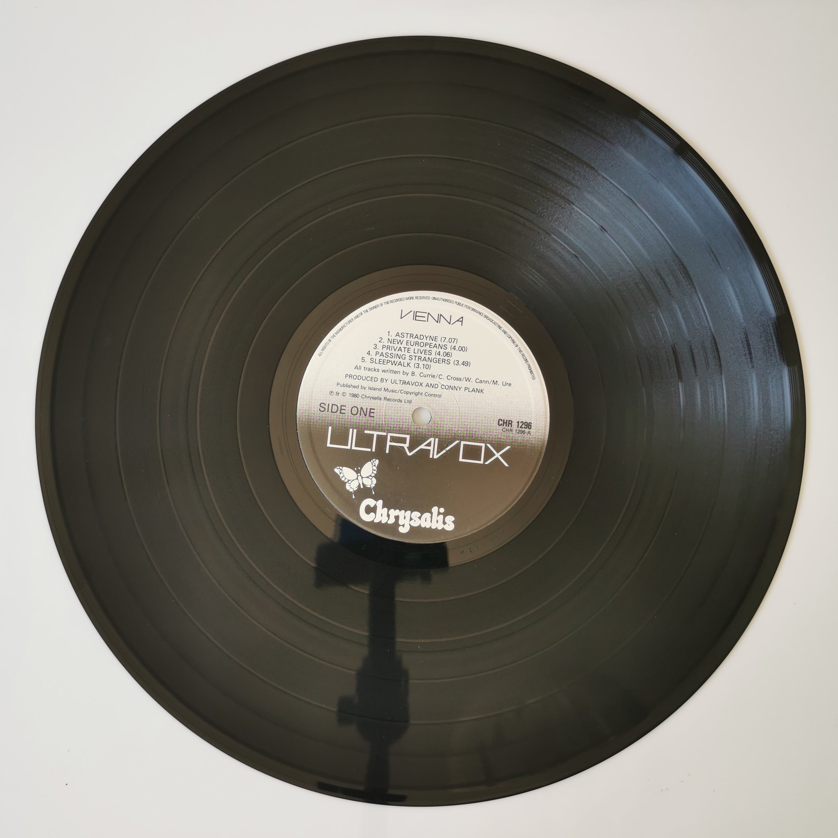 Ultravox Vienna UK Vinyl LP Record 1980