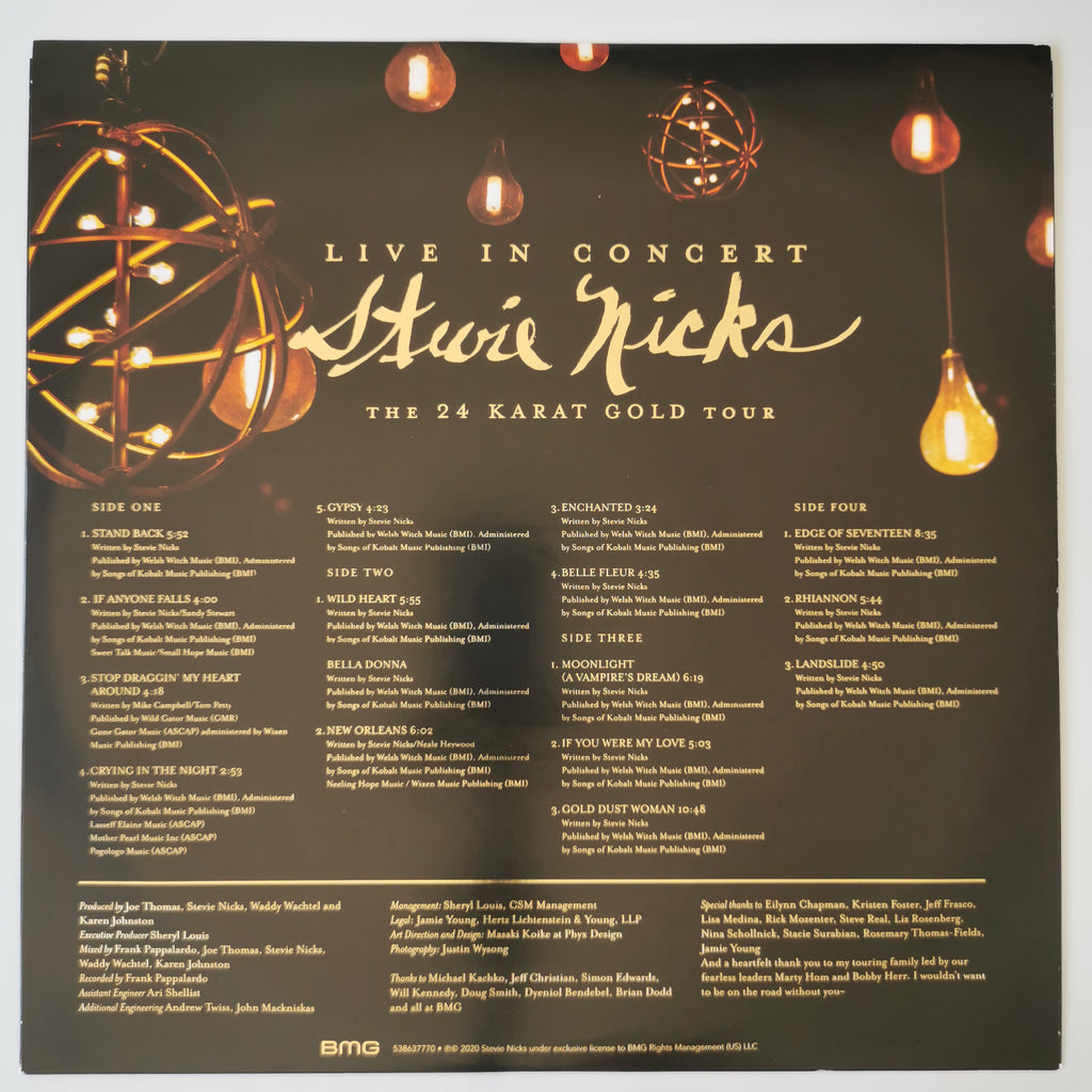 Stevie Nicks – Live In Concert The 24 Karat Gold Tour Vinyl