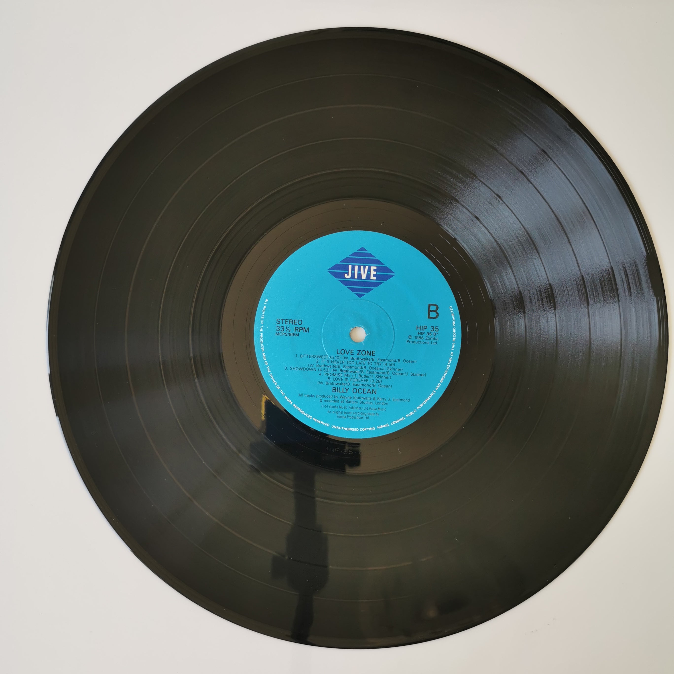 Billy Ocean – Love Zone Vinyl LP Record 1986