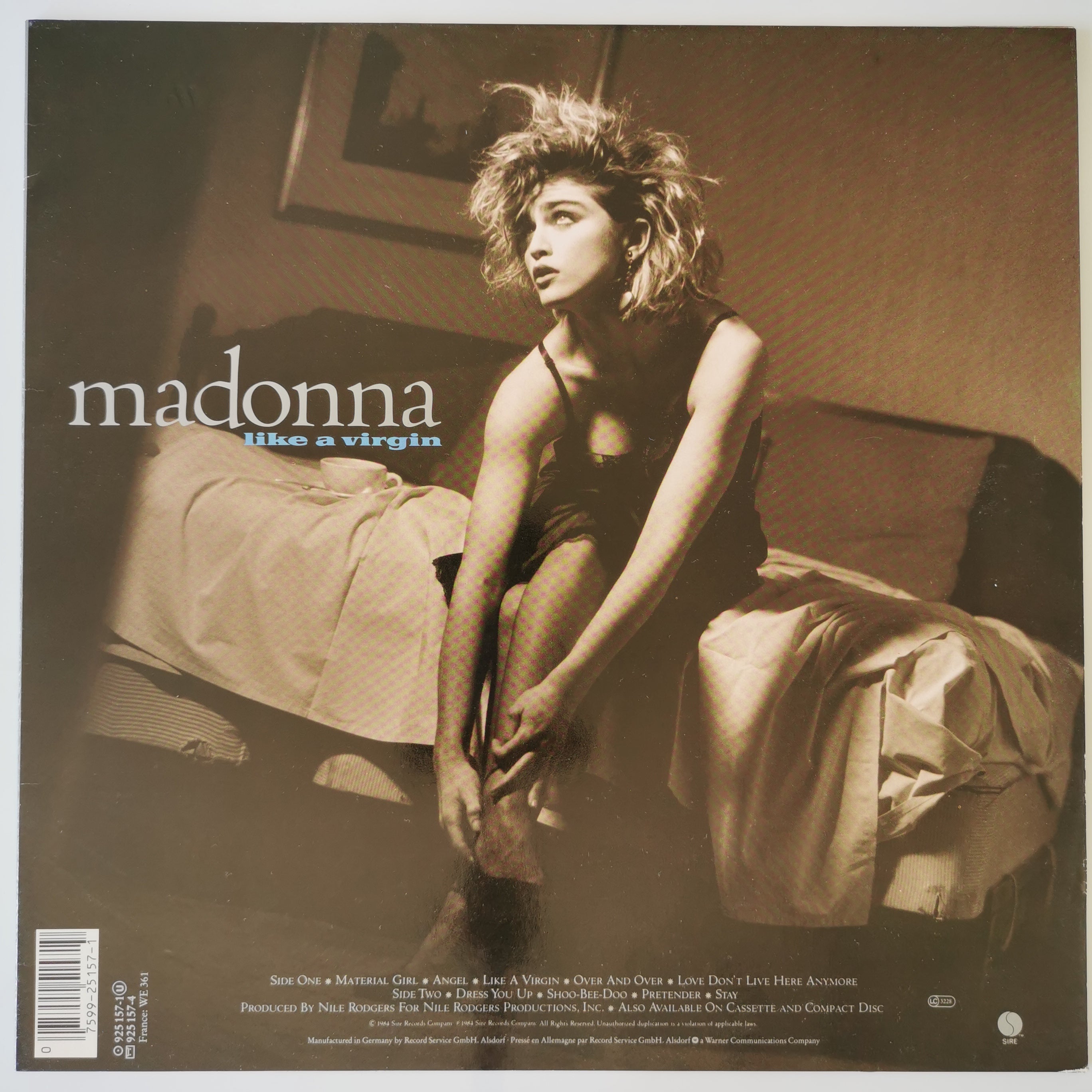 Madonna – Like A Virgin Vinyl LP Record 1985