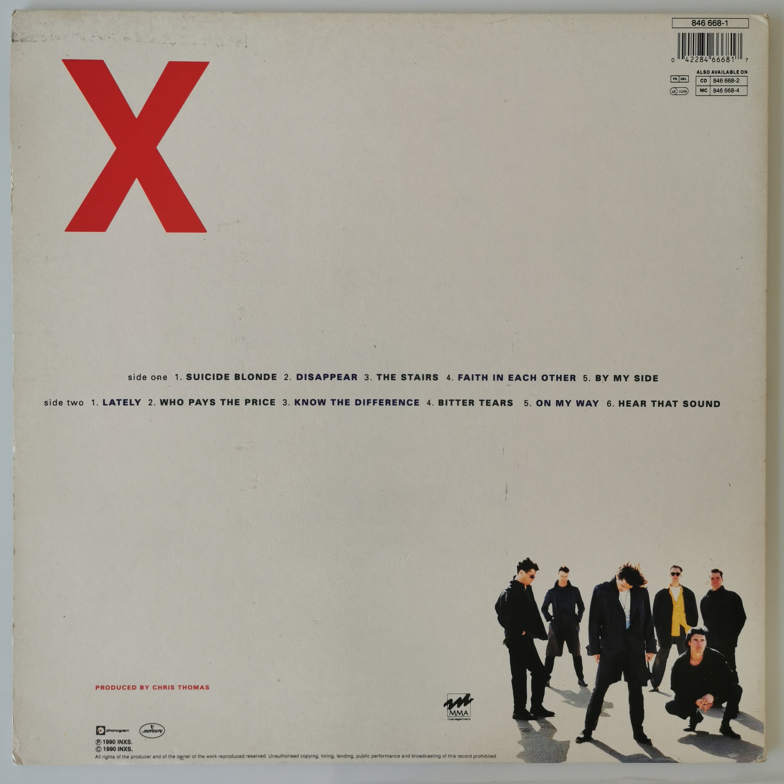 Inxs X Vinyl LP Record 1990