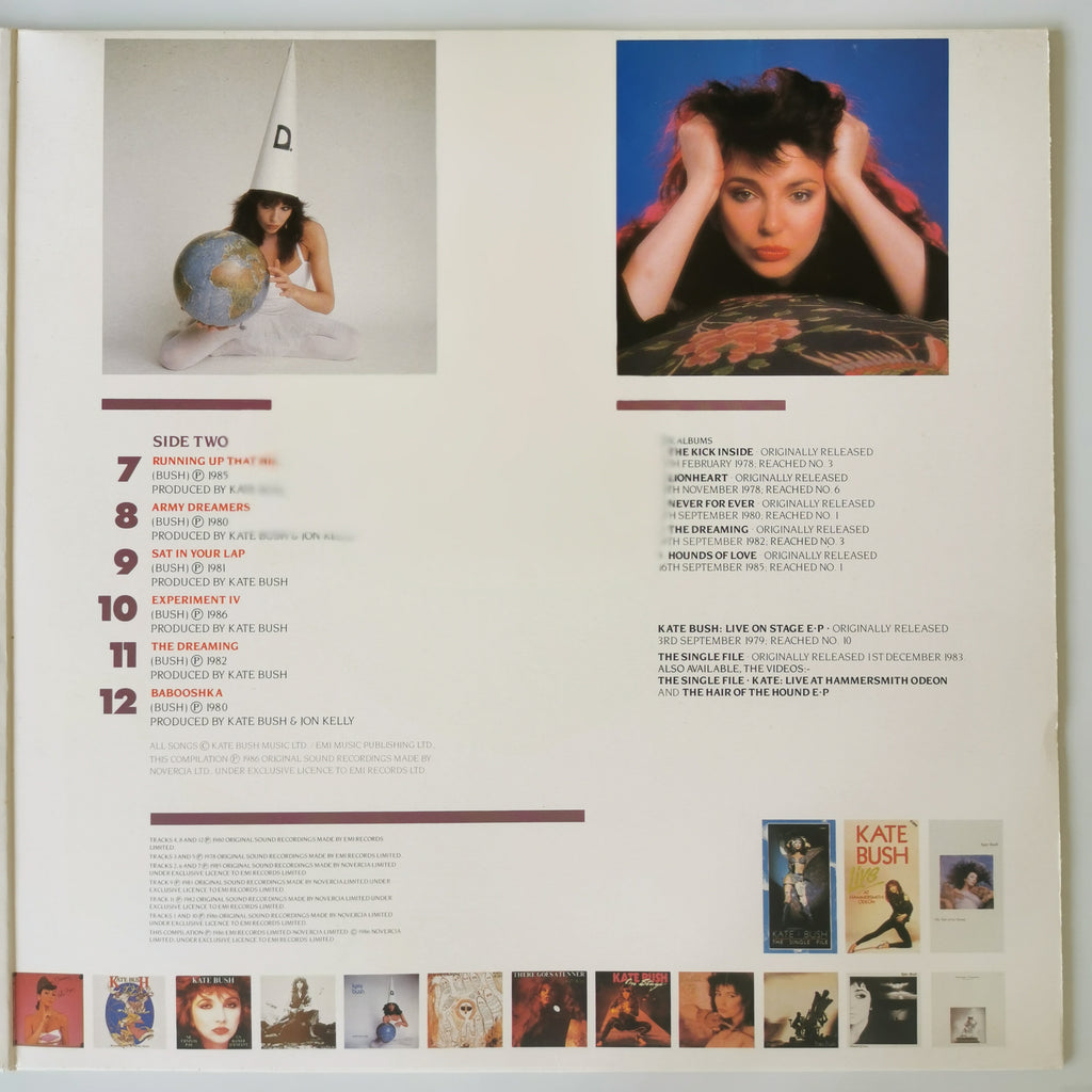 Kate Bush The Whole Story Vinyl LP Record
