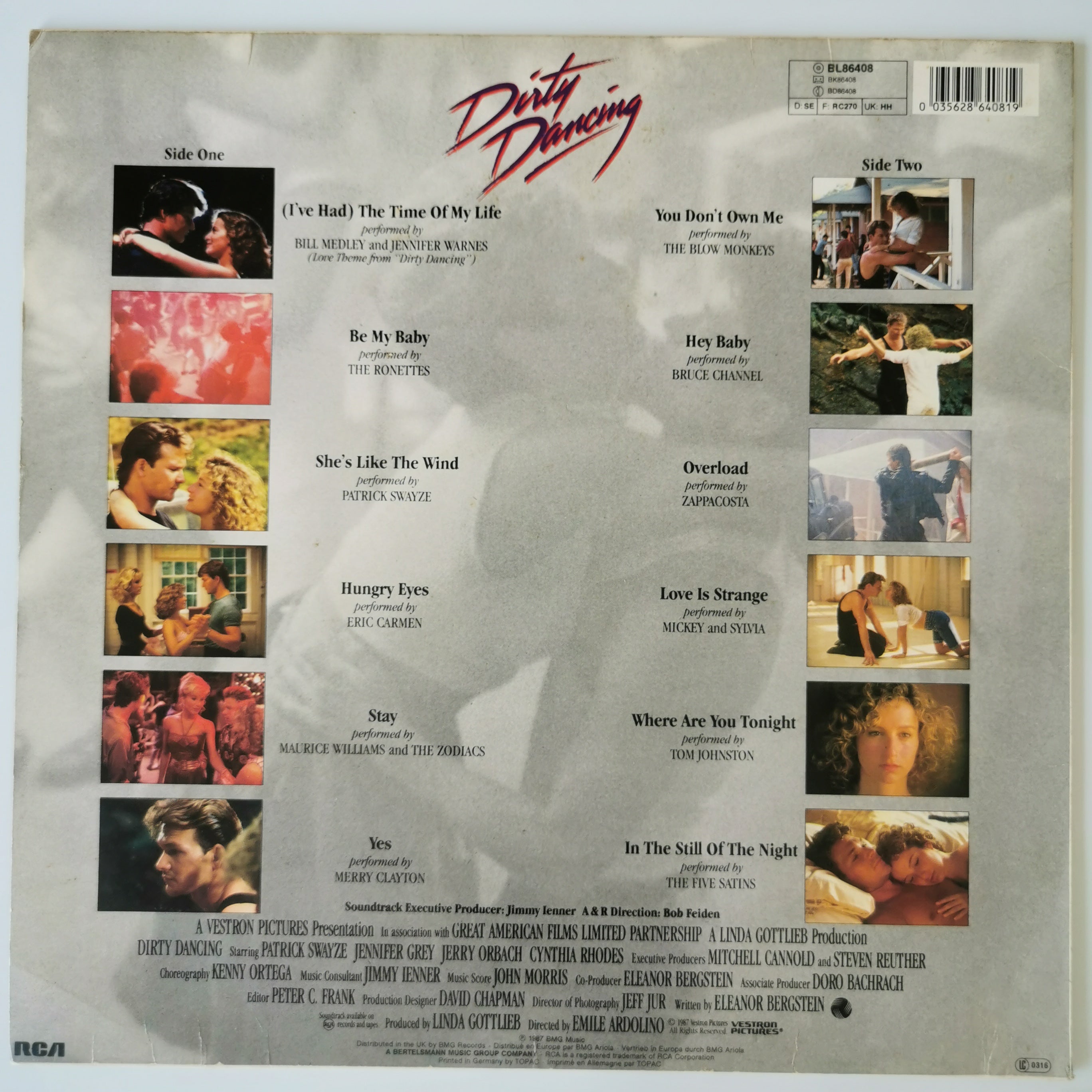 Original Soundtrack Dirty Dancing Vinyl LP Record