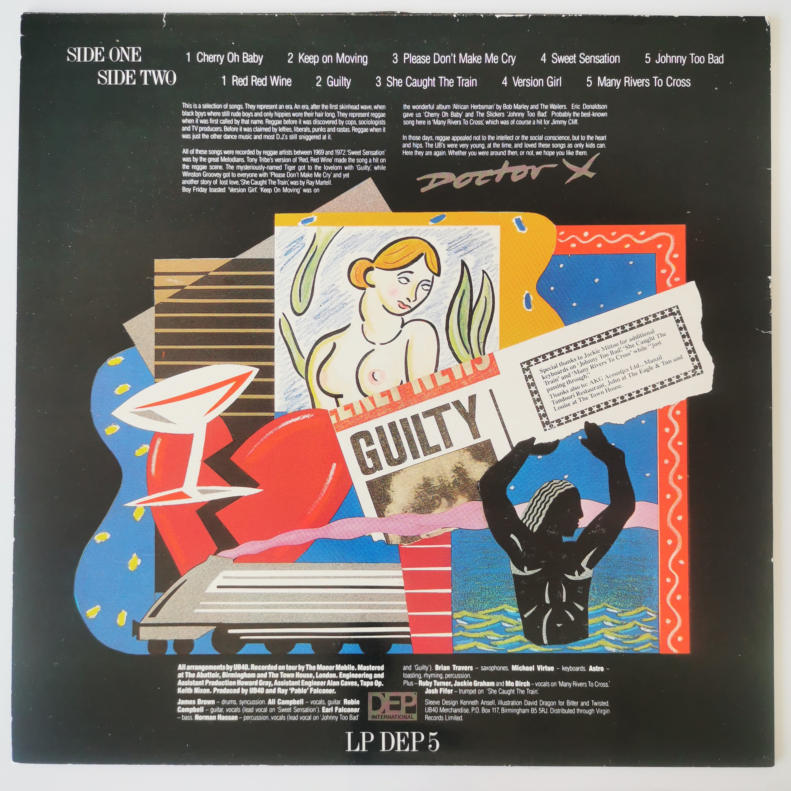 UB40 – Labour Of Love Vinyl LP Record 1983