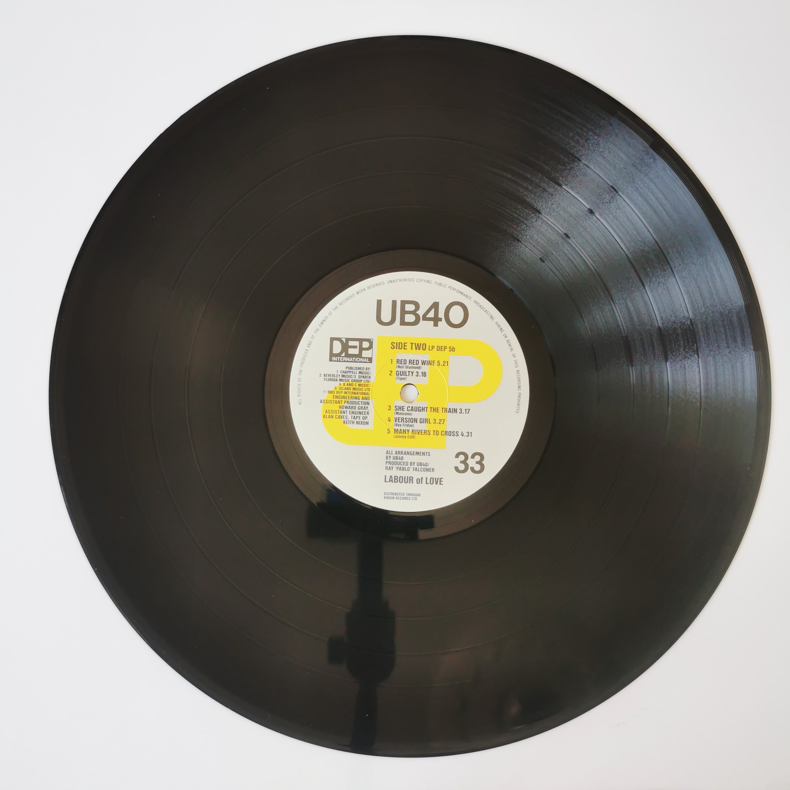 UB40 – Labour Of Love Vinyl LP Record 1983
