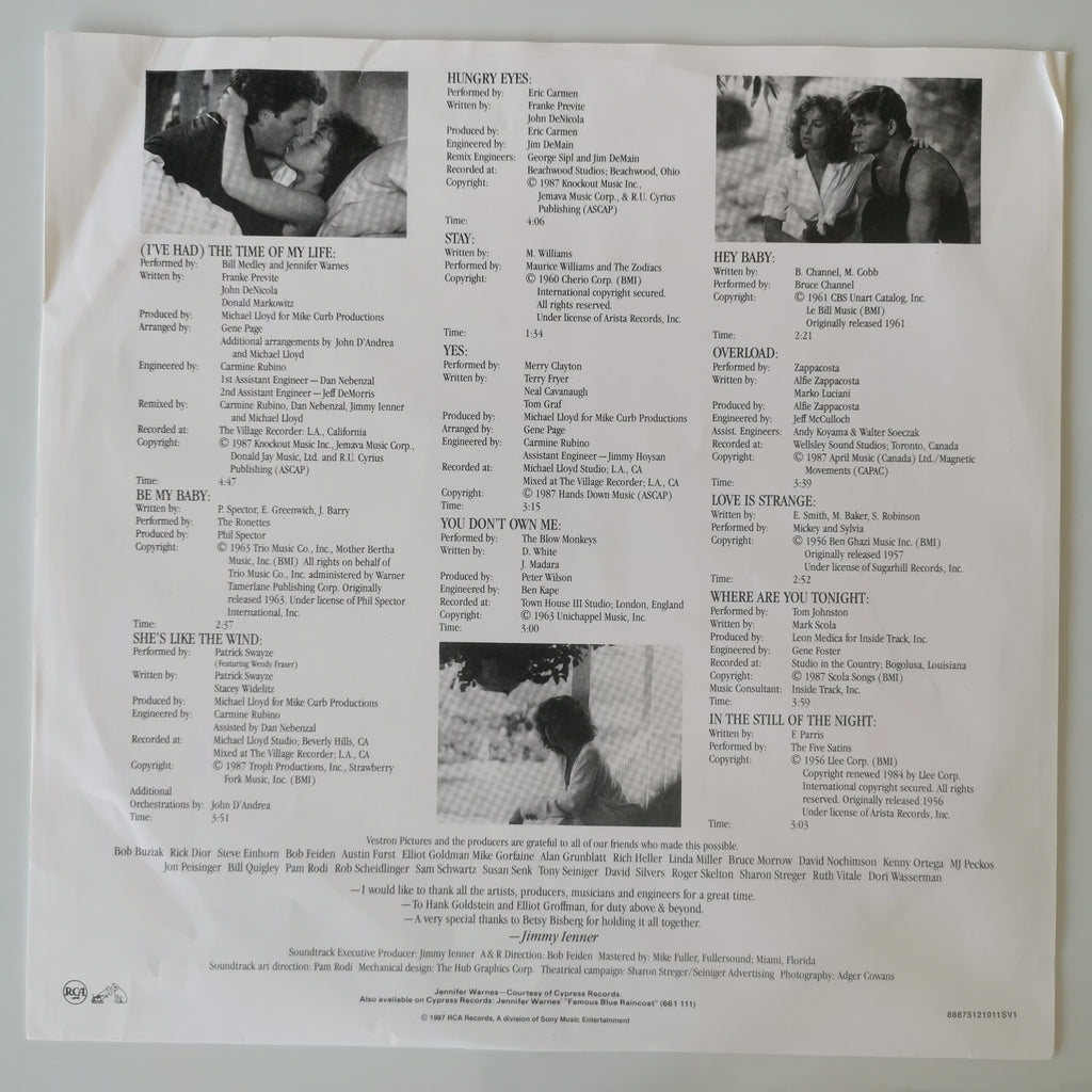 Original Soundtrack Dirty Dancing Vinyl LP