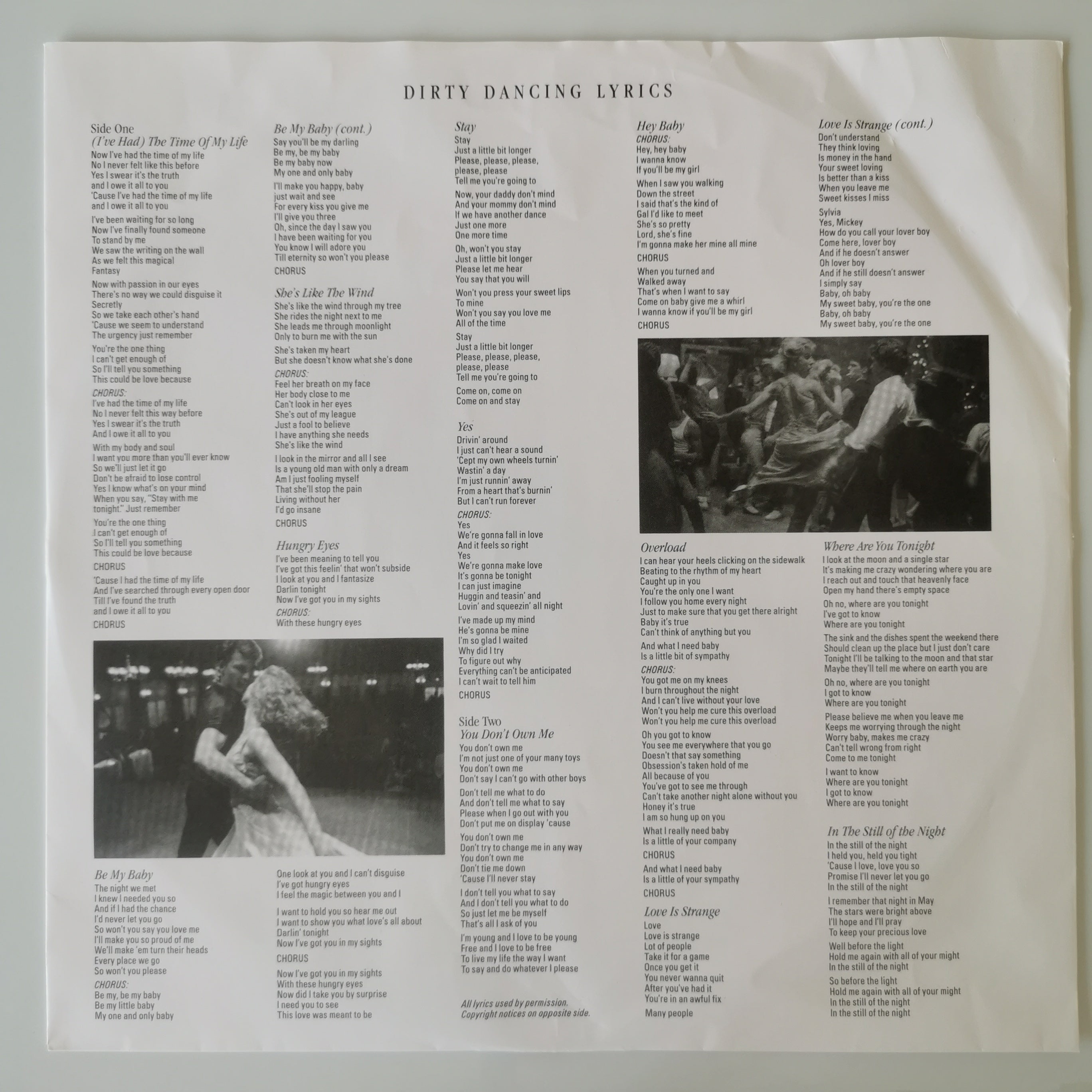 Original Soundtrack Dirty Dancing Vinyl LP