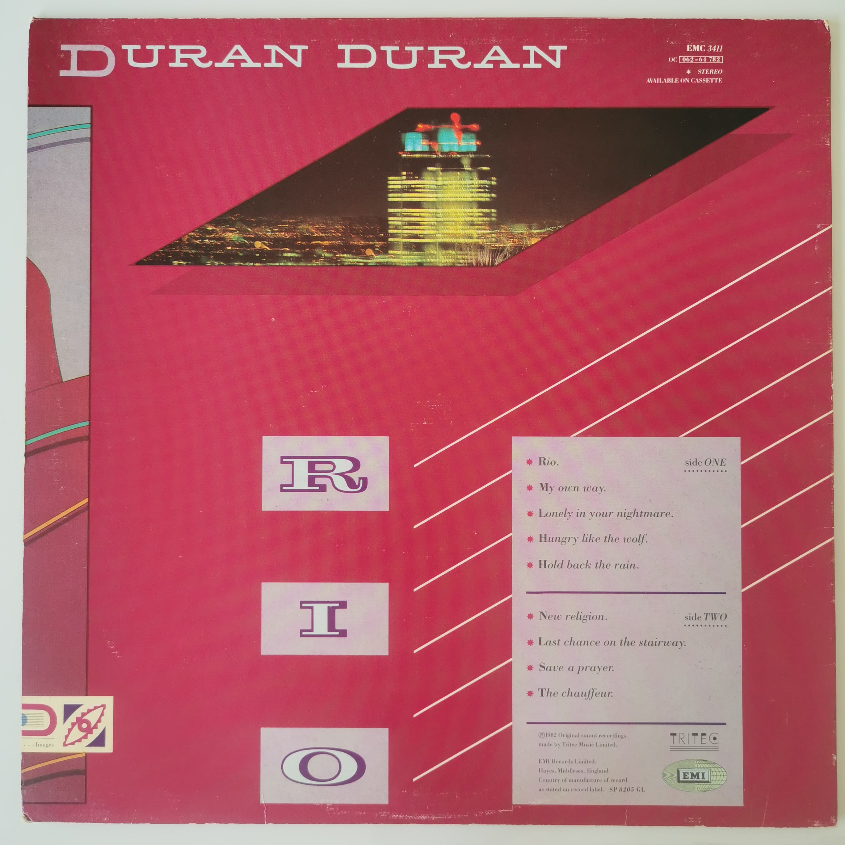 Duran Duran – Rio Vinyl LP Record 1982