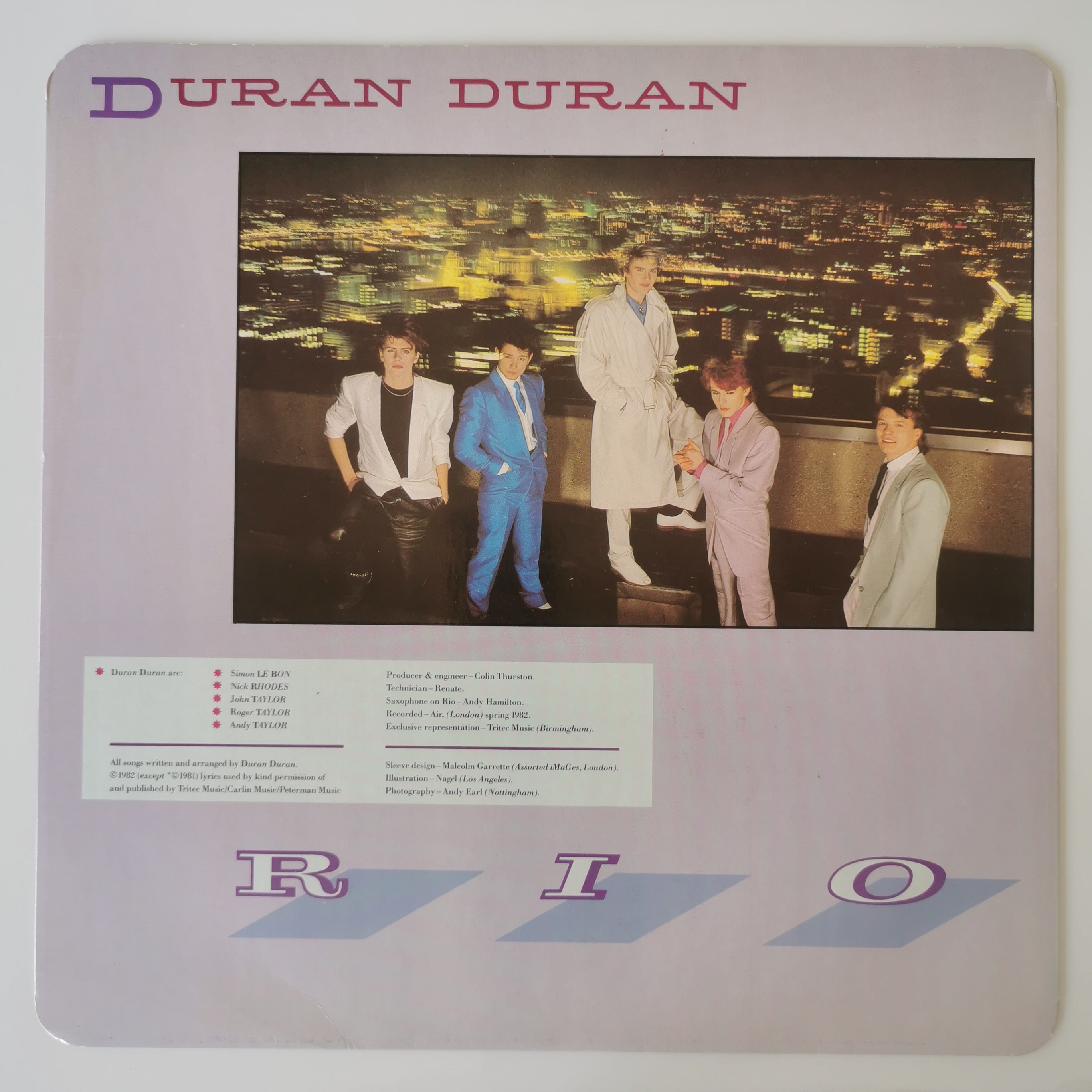 Duran Duran – Rio Vinyl LP Record 1982