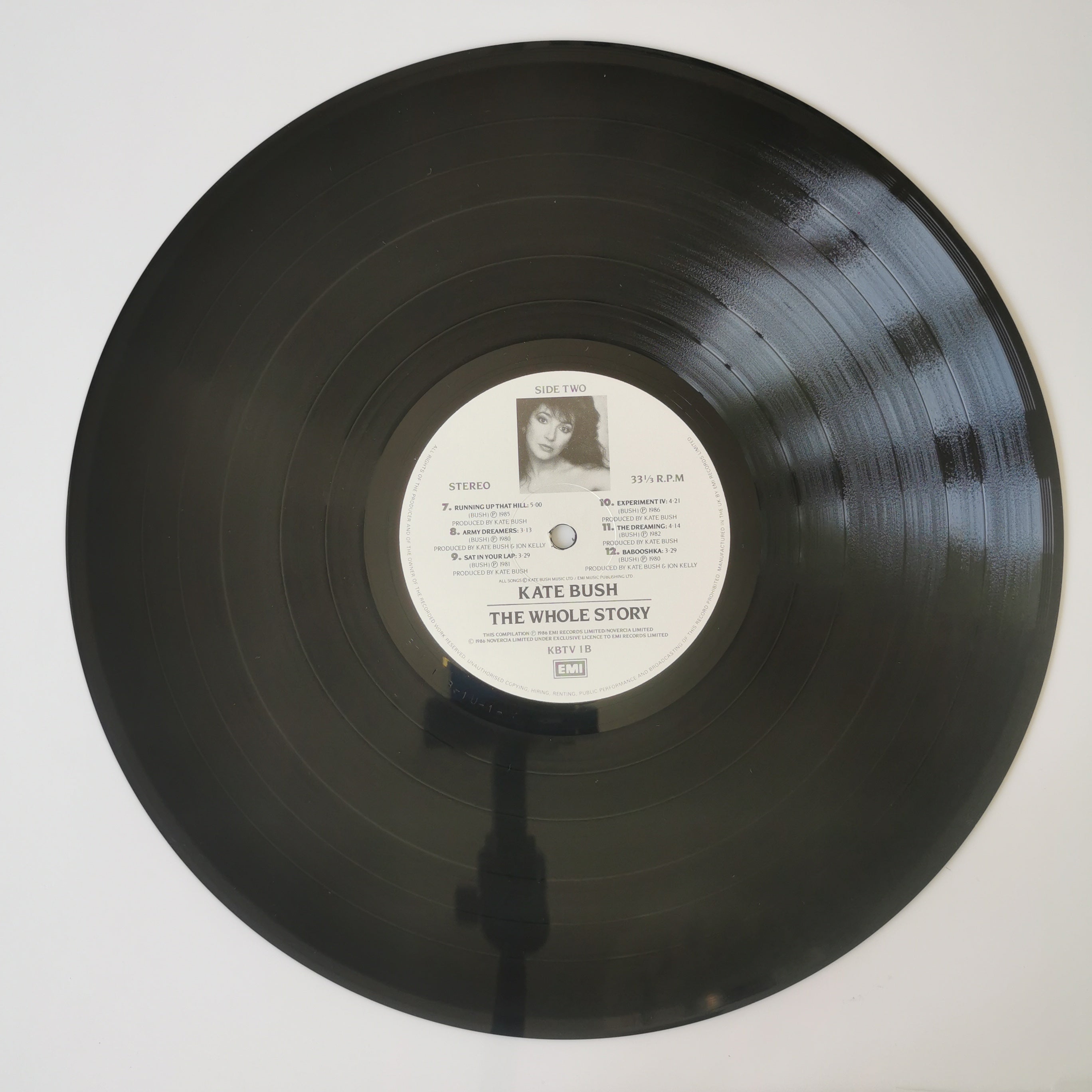 Kate Bush The Whole Story Vinyl LP 1986