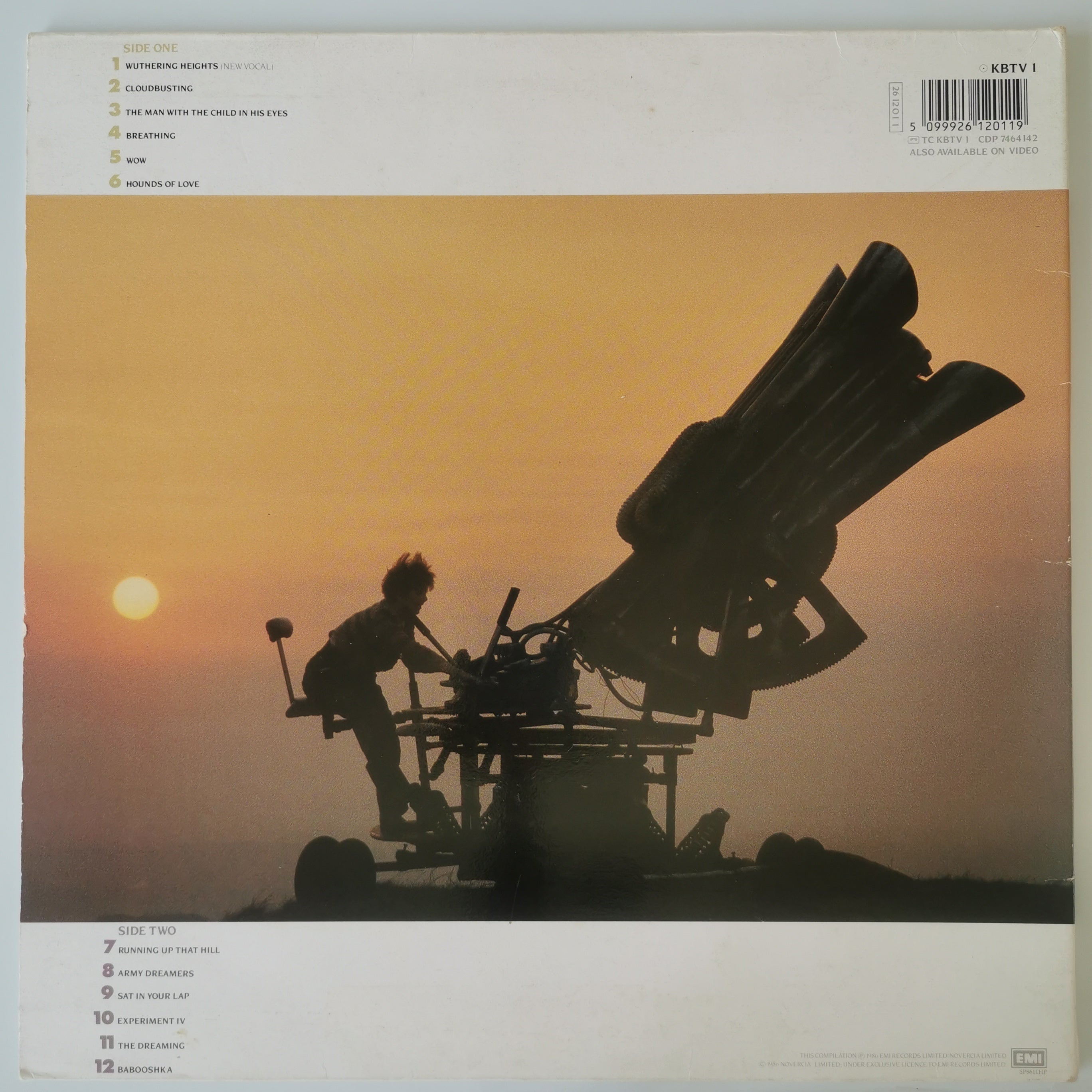 Kate Bush The Whole Story Vinyl LP 1986