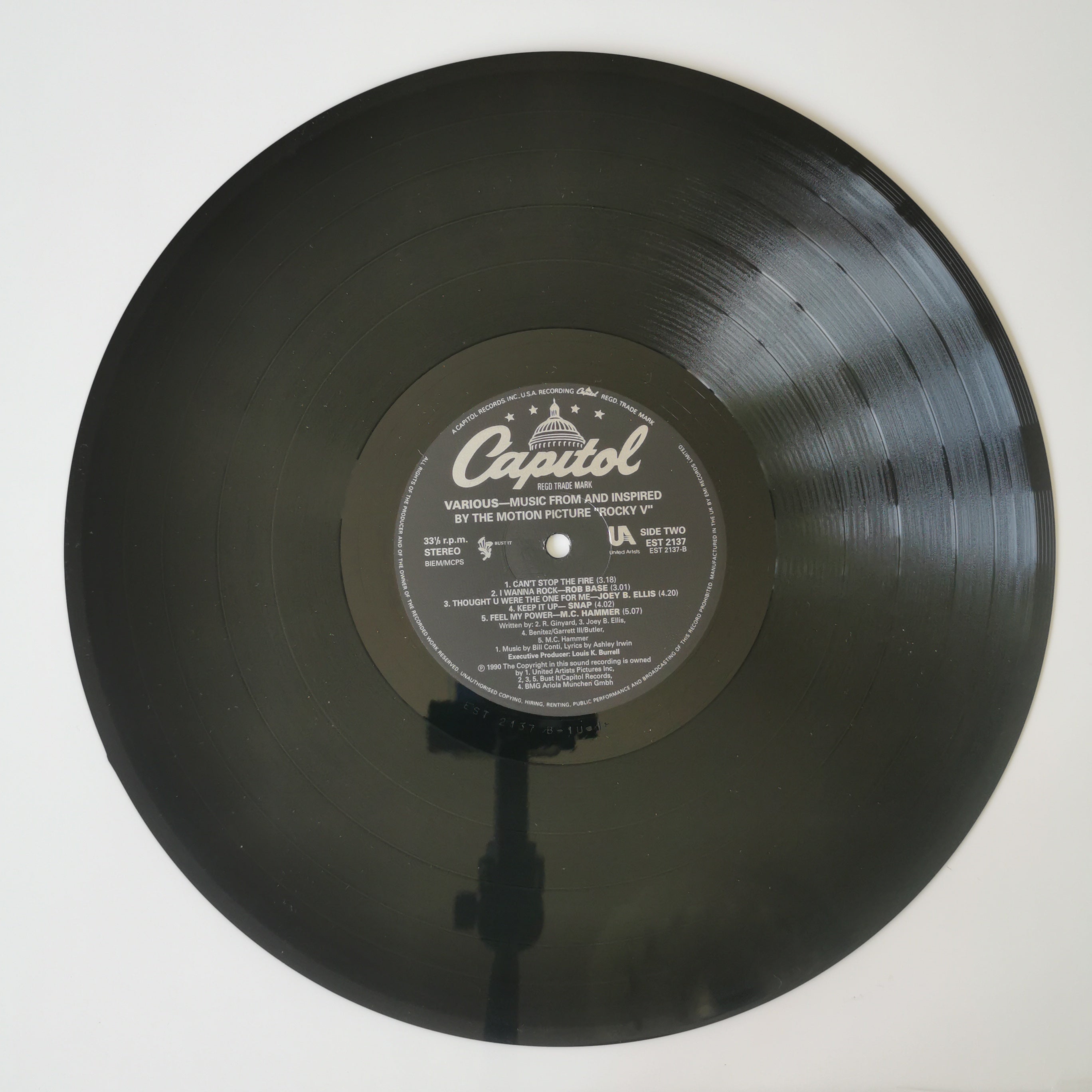 Original Soundtrack Rocky V Vinyl LP 1990