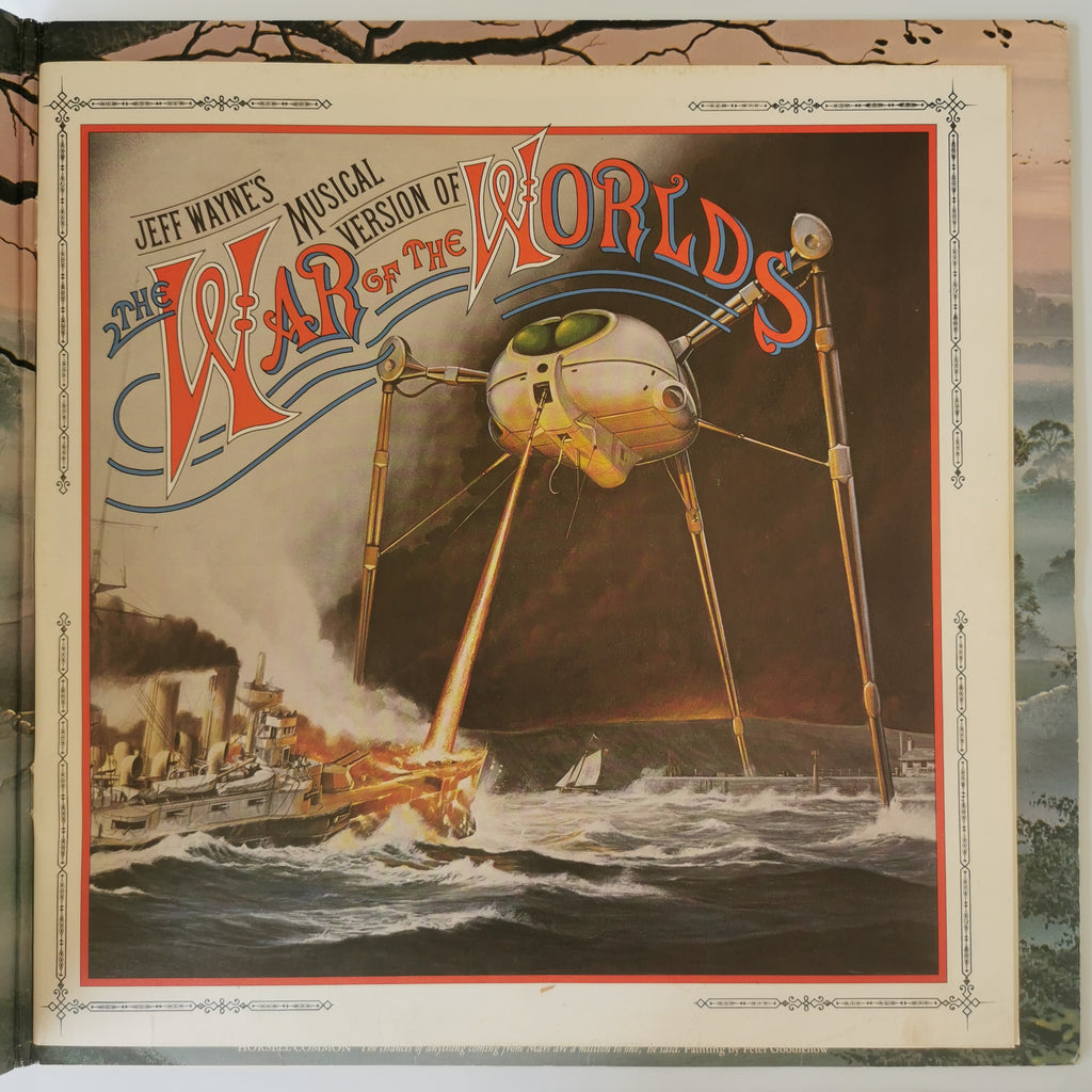 Jeff Wayne The War Of The Worlds Double Vinyl LP Record