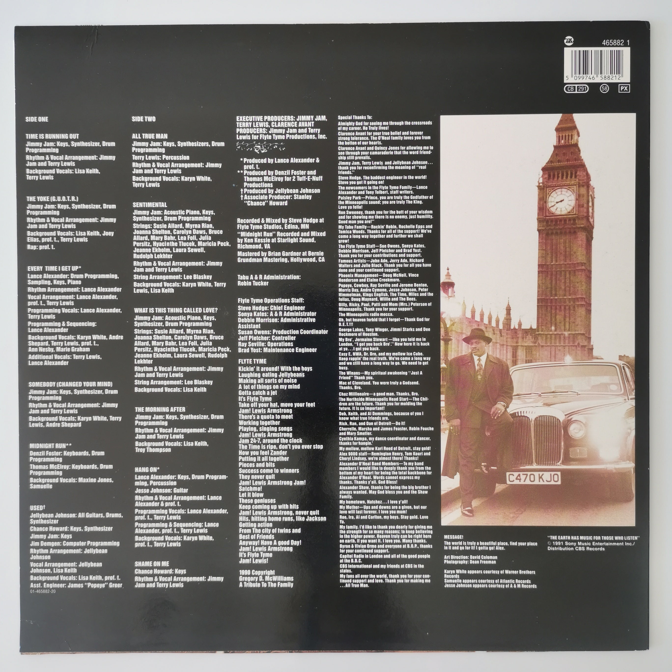 Alexander O'Neal – All True Man Vinyl LP
