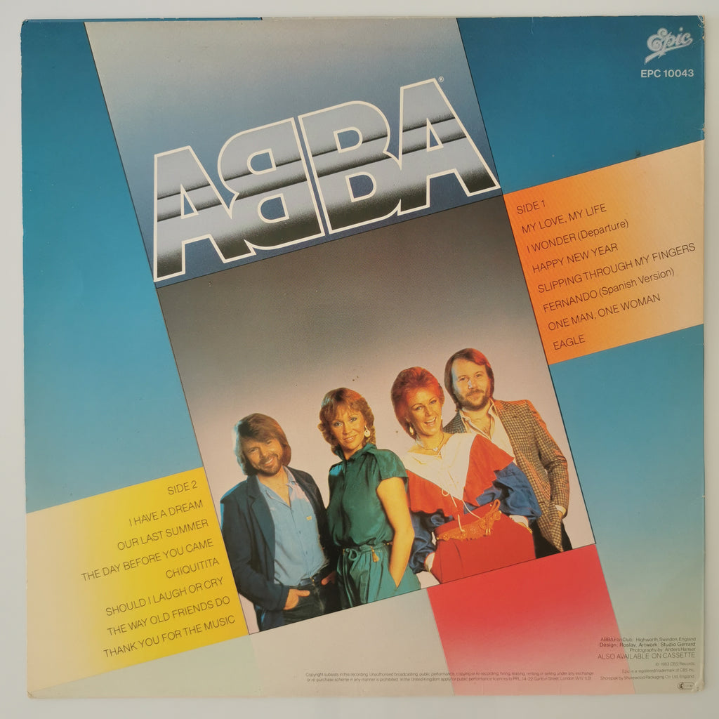 Abba Thank You For The Music: A Collection Of Love Songs Vinyl LP
