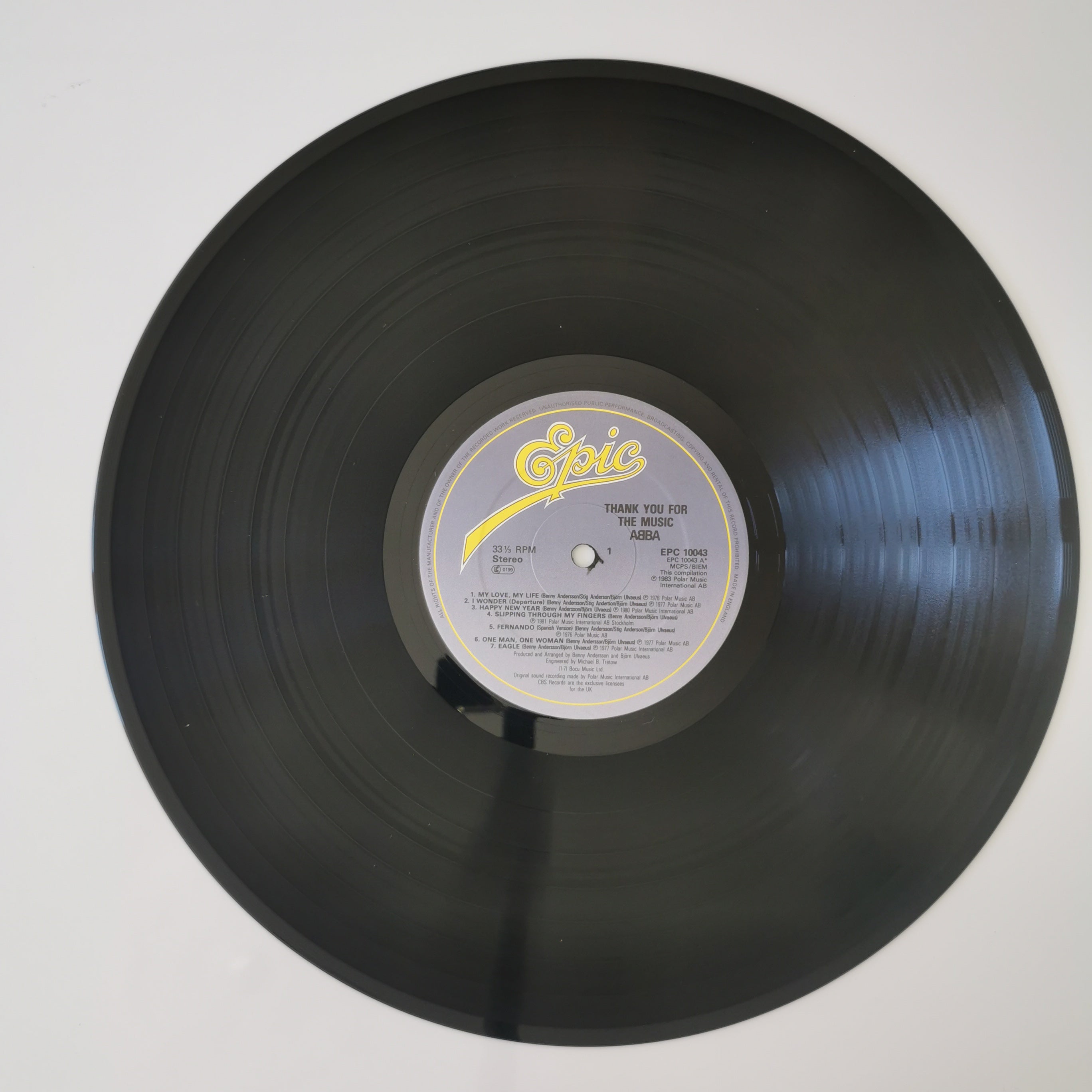 Abba Thank You For The Music: A Collection Of Love Songs Vinyl LP