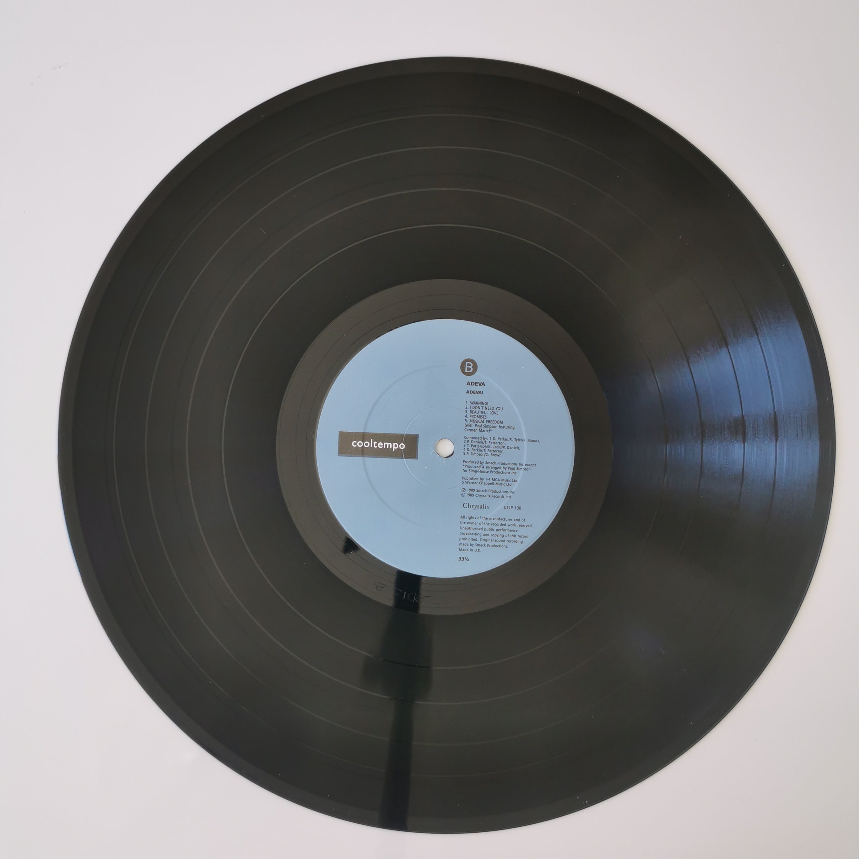 Adeva – Adeva! Vinyl LP 1Record 1989