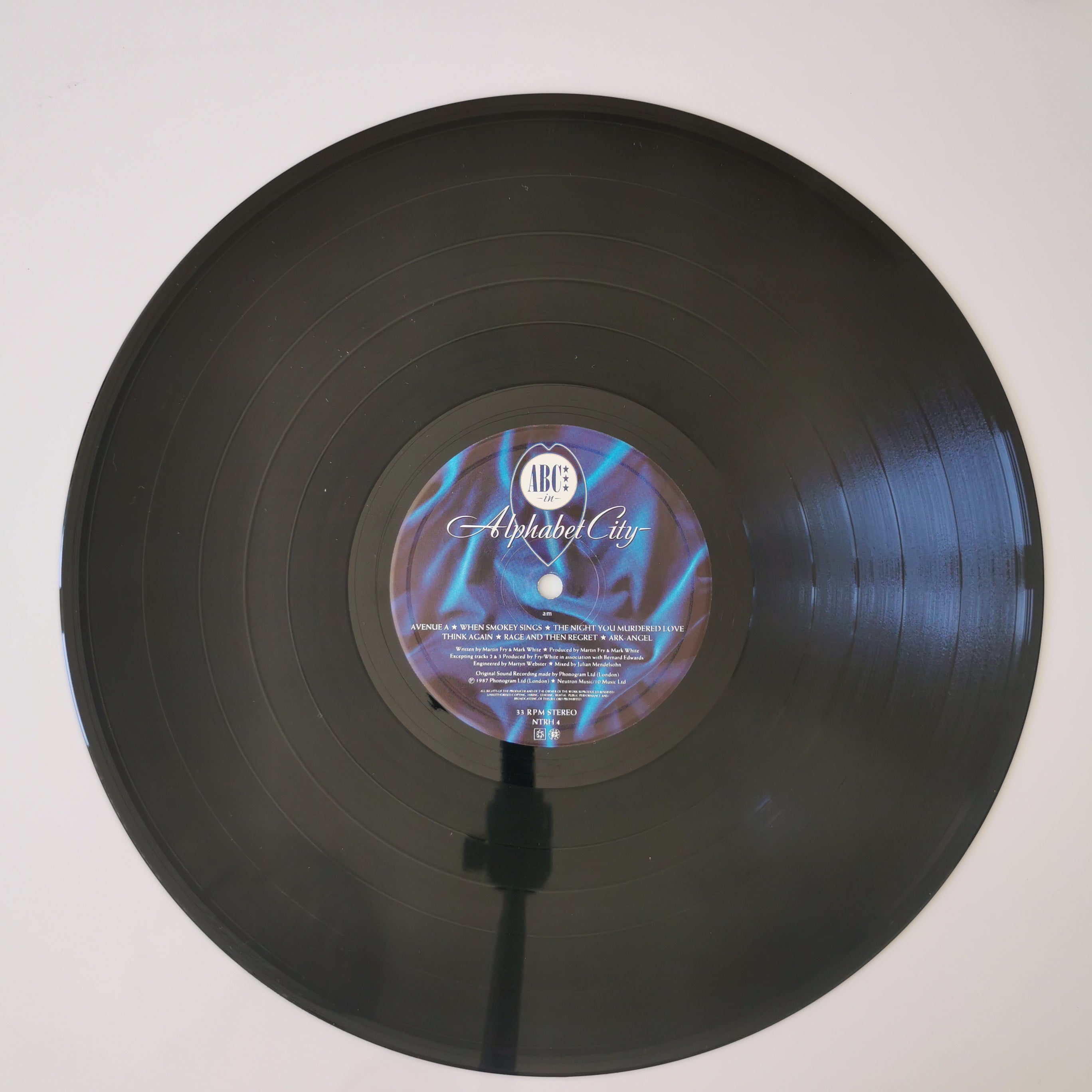 ABC – Alphabet City Vinyl LP Record 1987