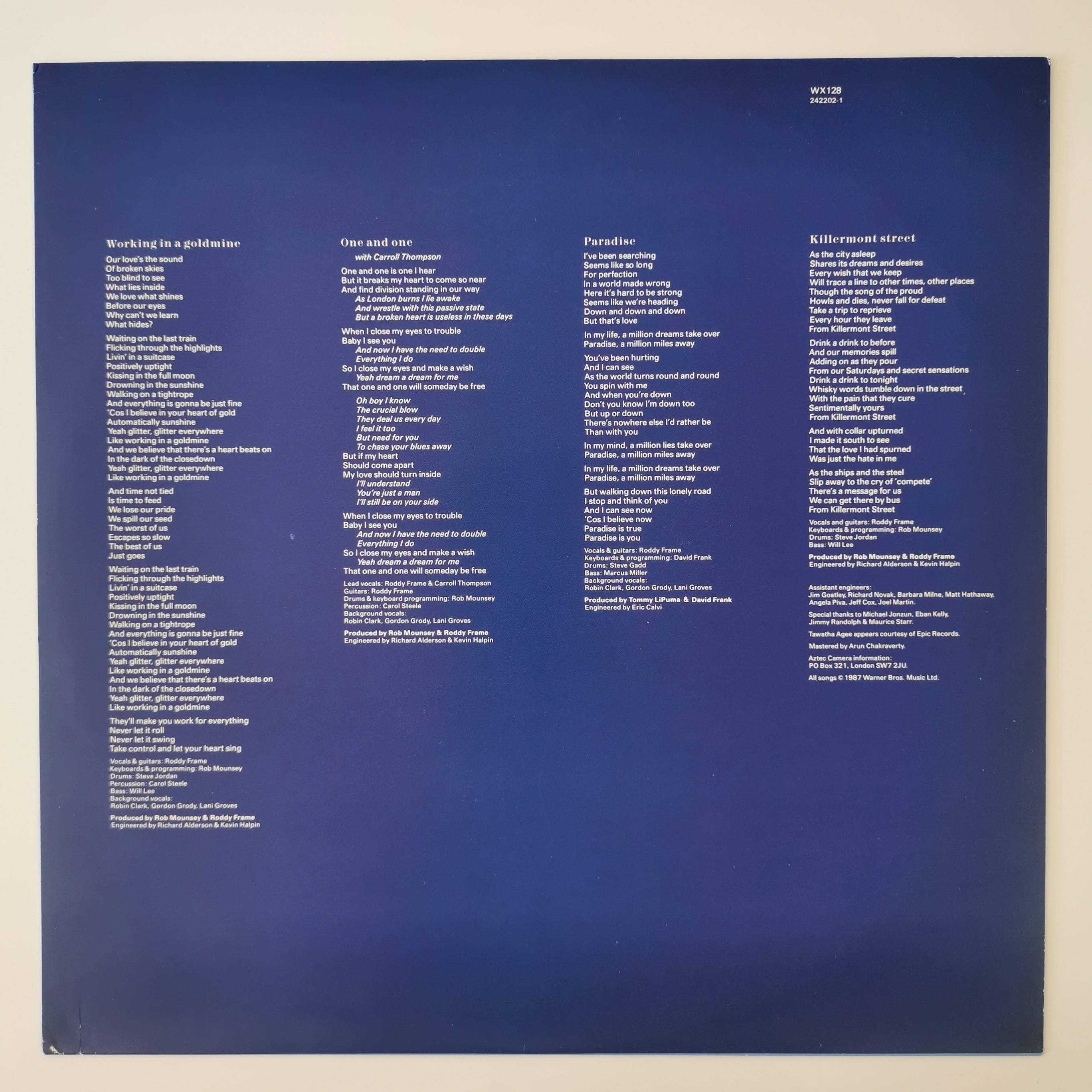 Aztec Camera Love Vinyl LP Record 1987