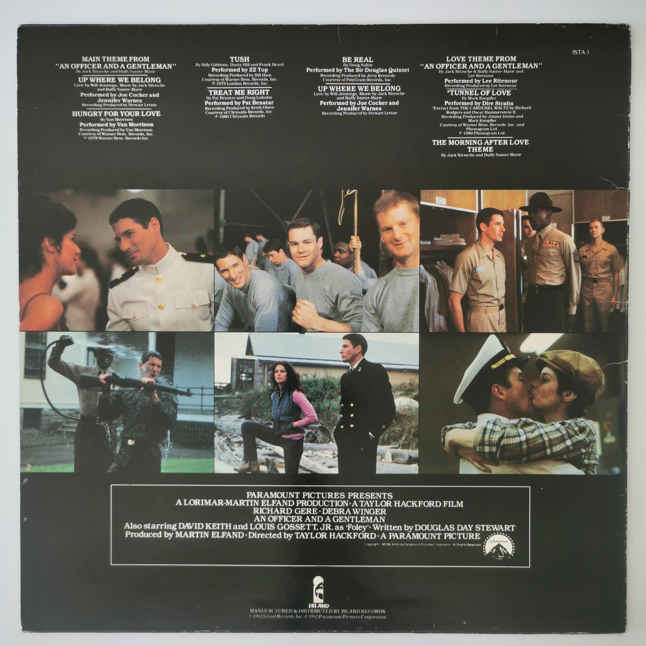 Soundtrack An Officer And A Gentleman Vinyl LP Record