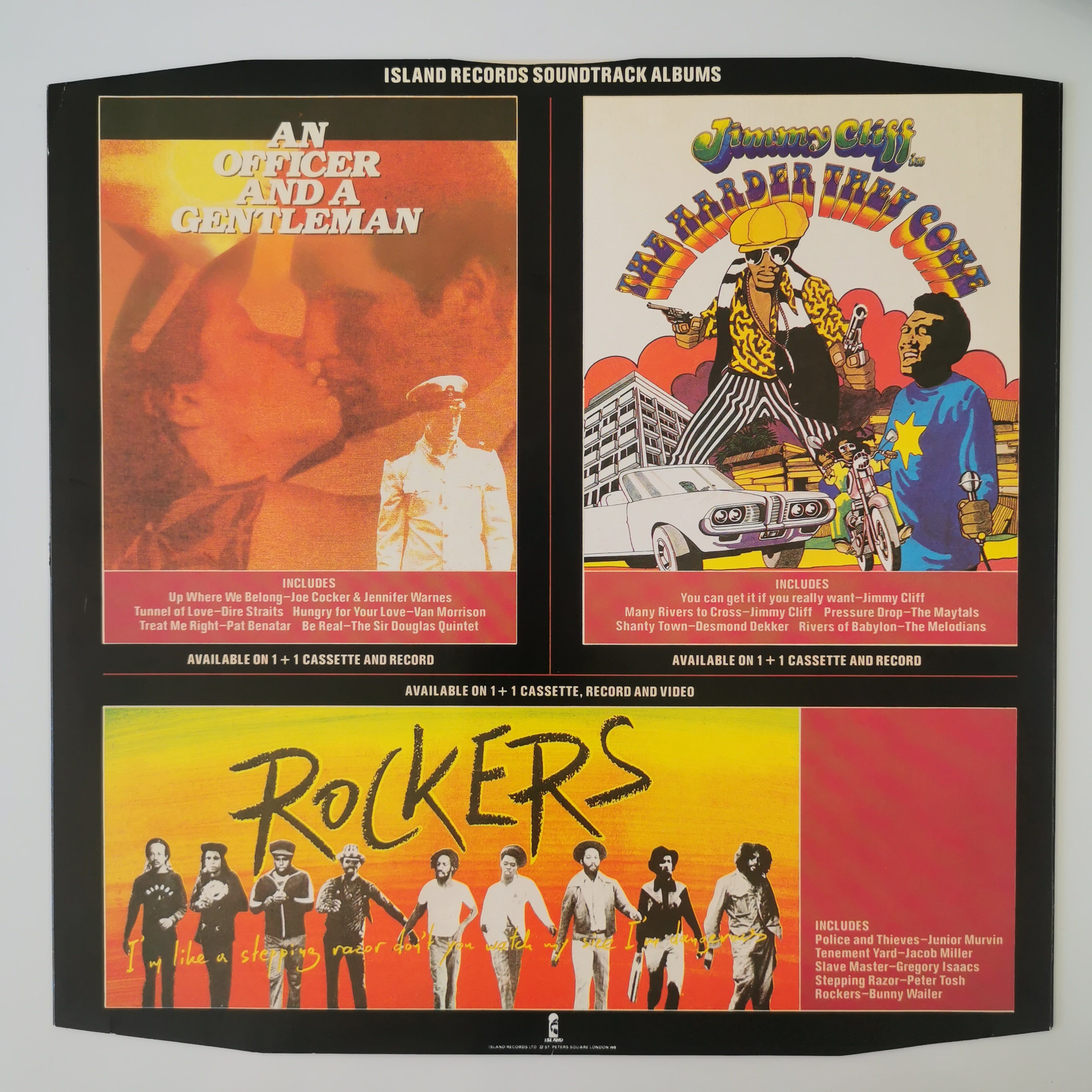 Soundtrack An Officer And A Gentleman Vinyl LP Record