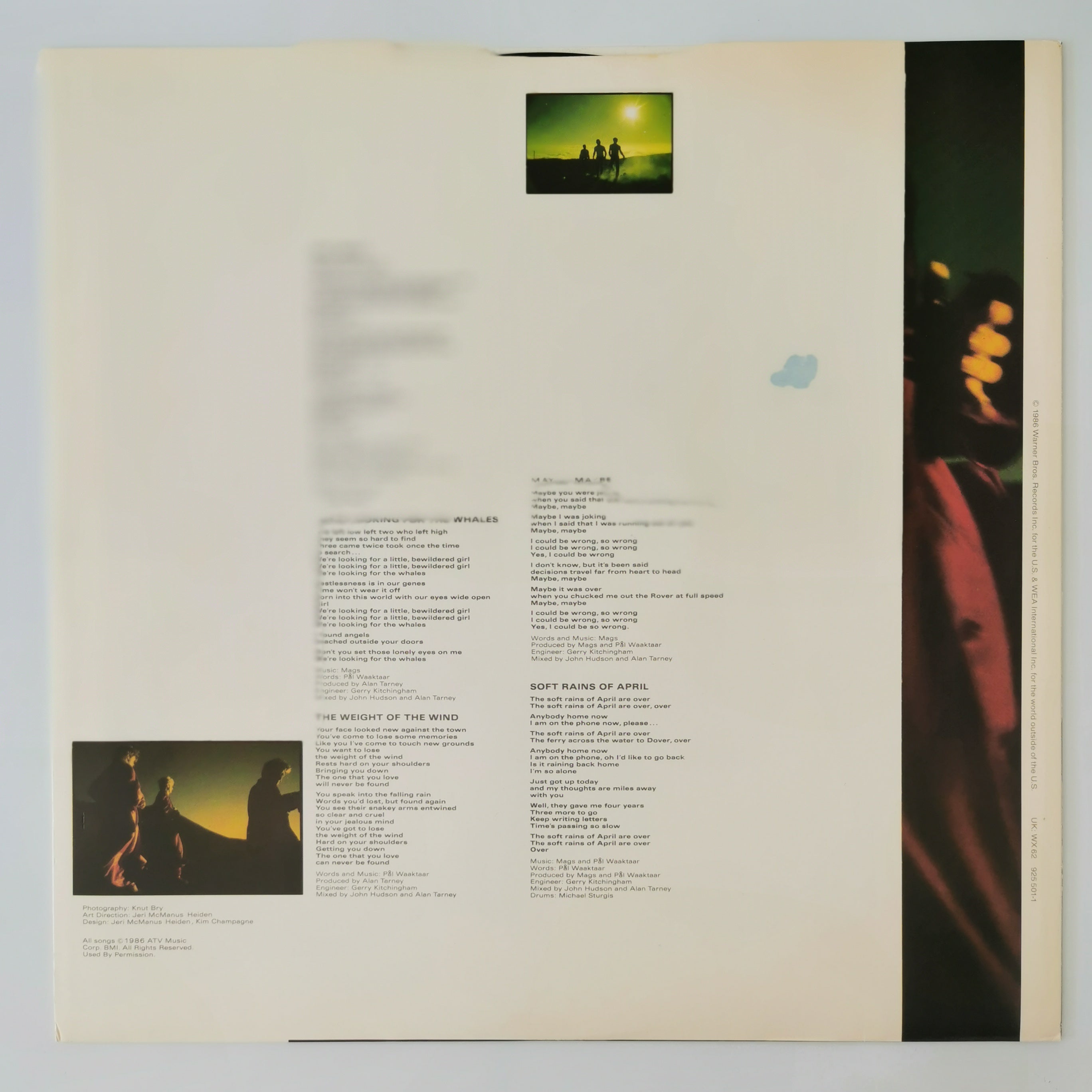 A-Ha Scoundrel Days Vinyl LP Record 1986