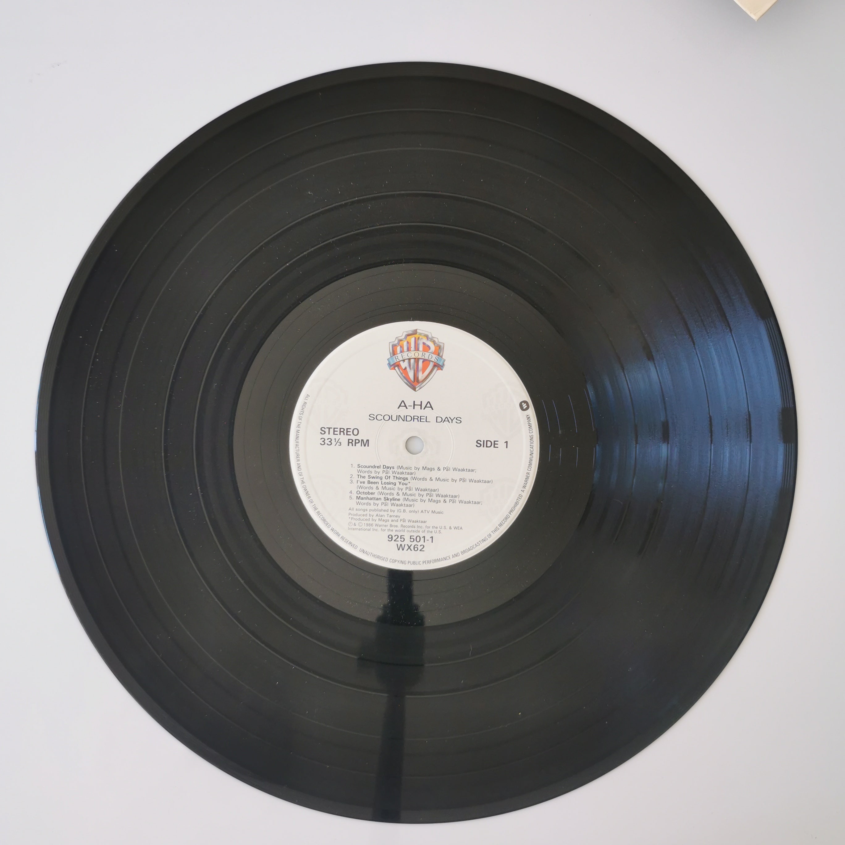 A-Ha Scoundrel Days Vinyl LP Record 1986