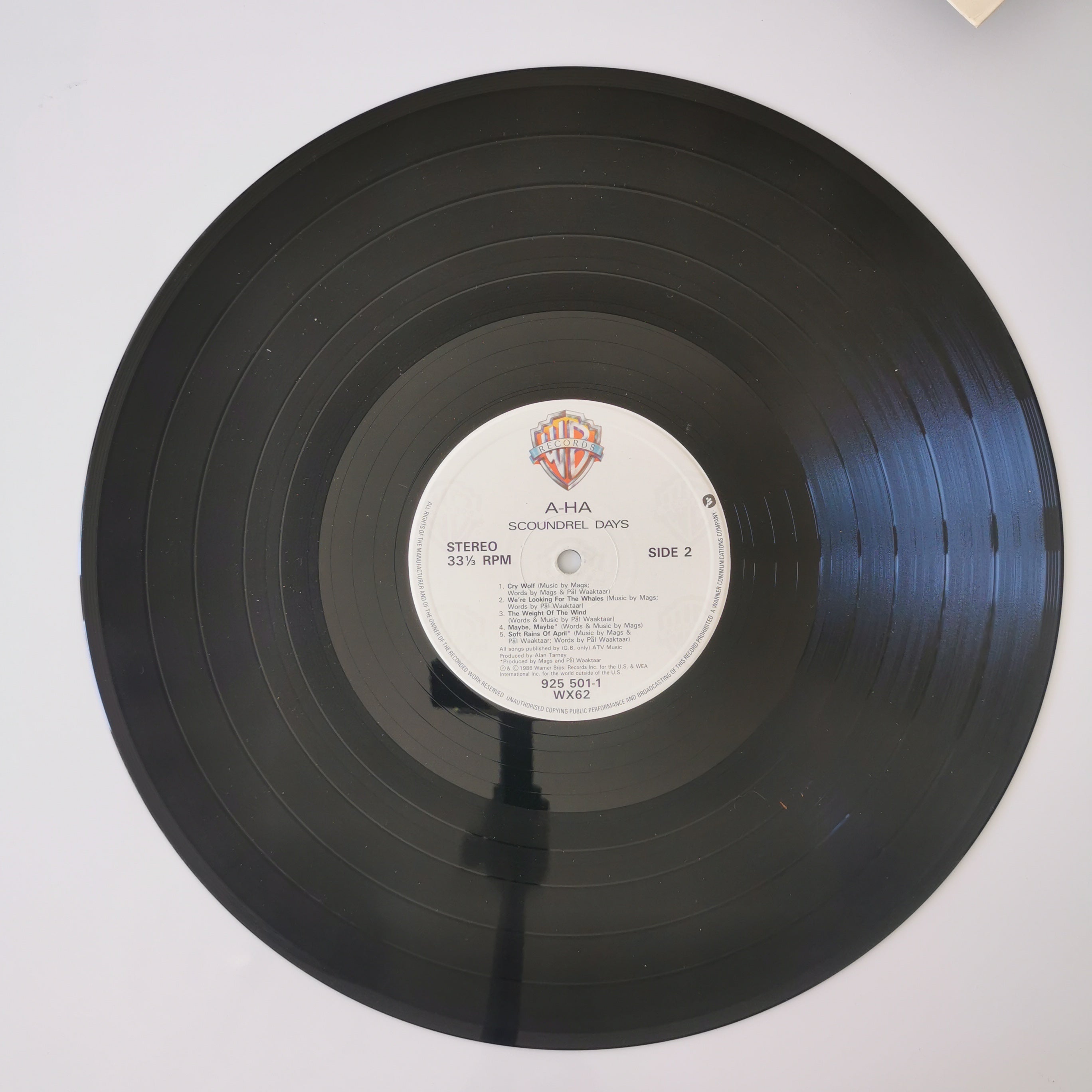 A-Ha Scoundrel Days Vinyl LP Record 1986