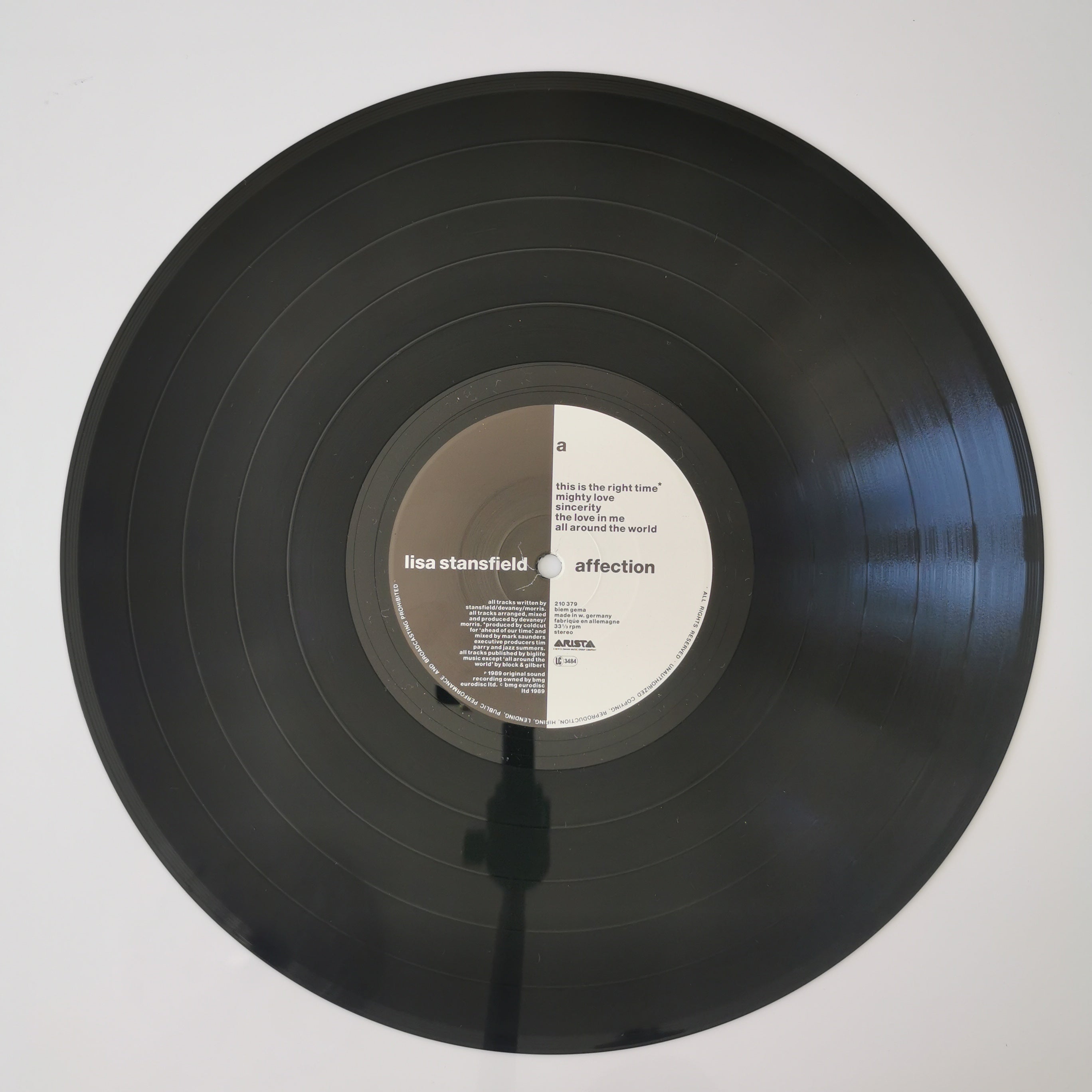 Lisa Stansfield – Affection Vinyl LP Record