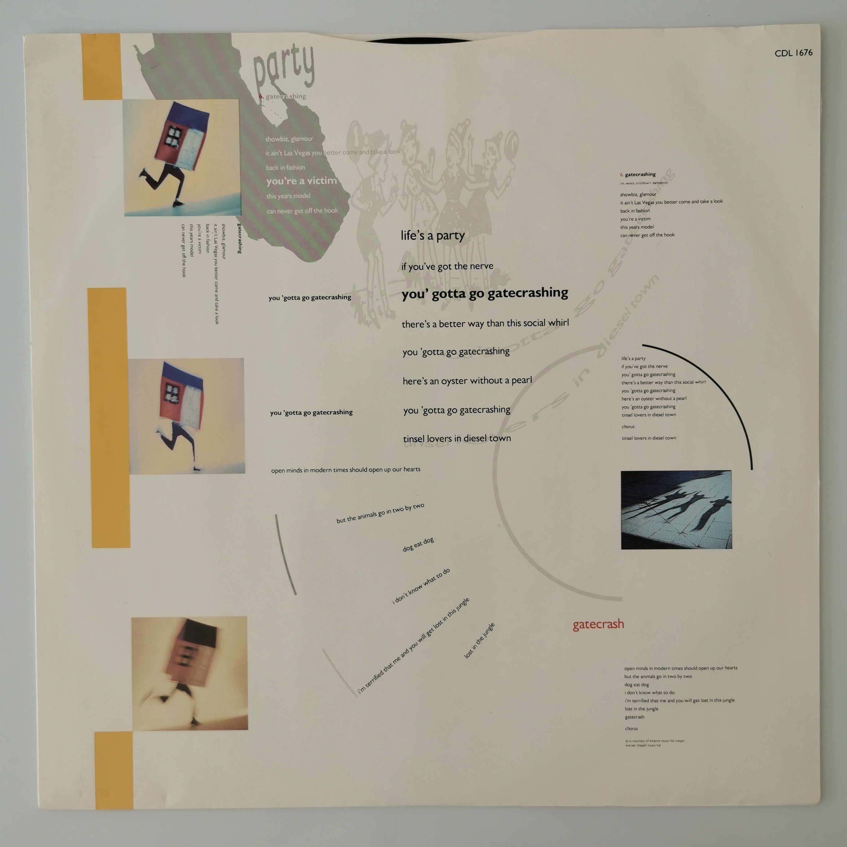 Living In A Box – Gatecrashing Vinyl LP Inc Bonus LP