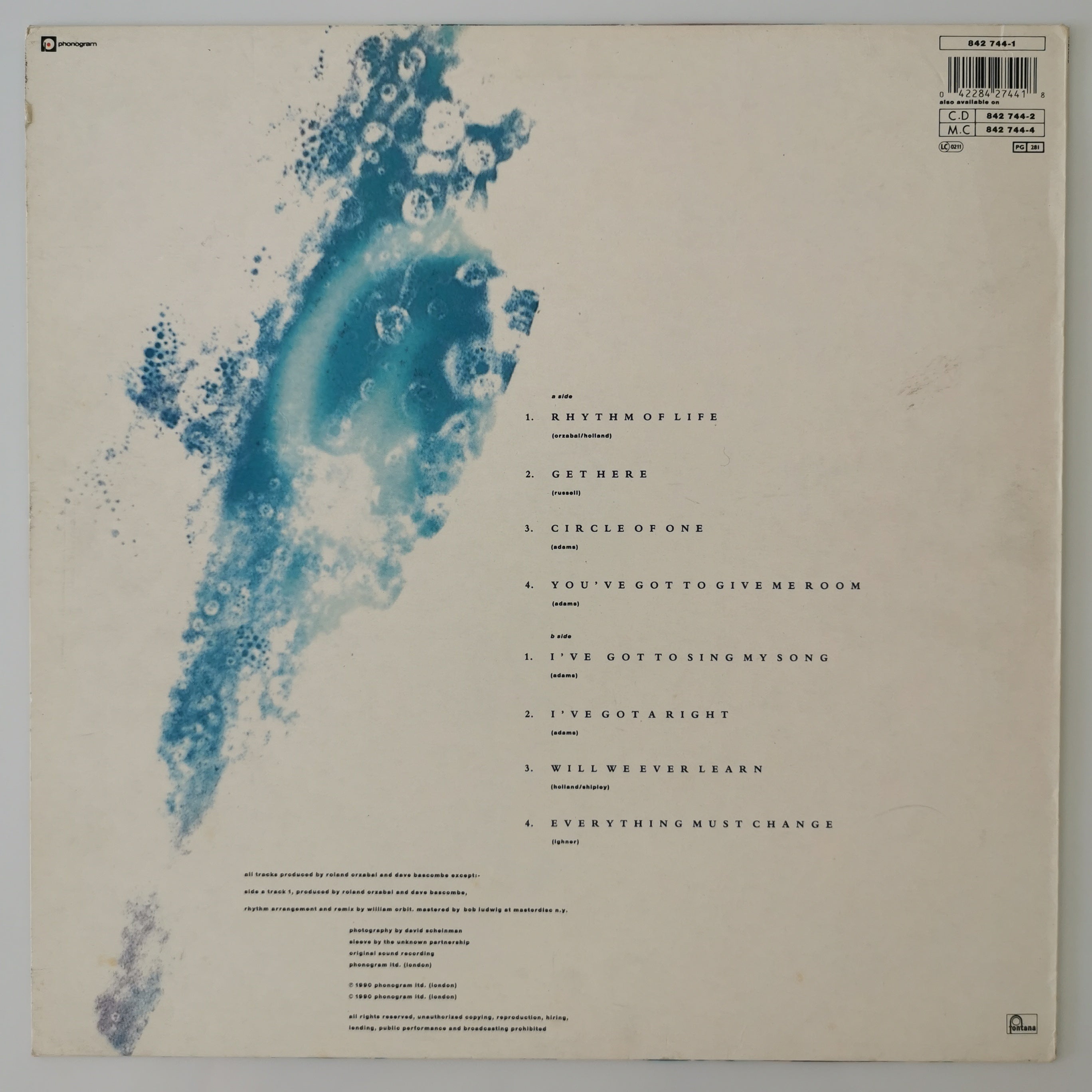 Oleta Adams – Circle Of One Vinyl LP Record 1990