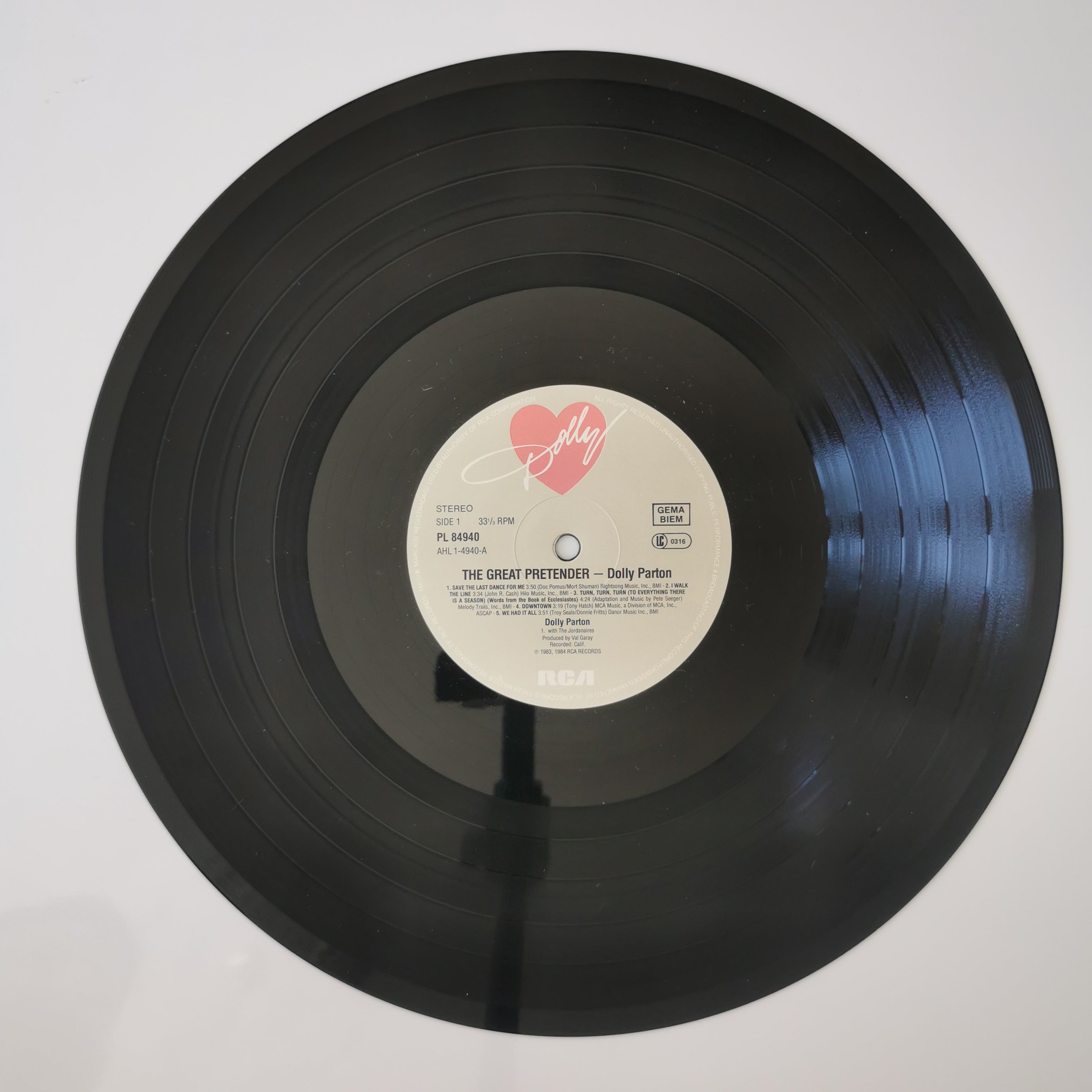 Dolly Parton – The Great Pretender Vinyl LP 1984