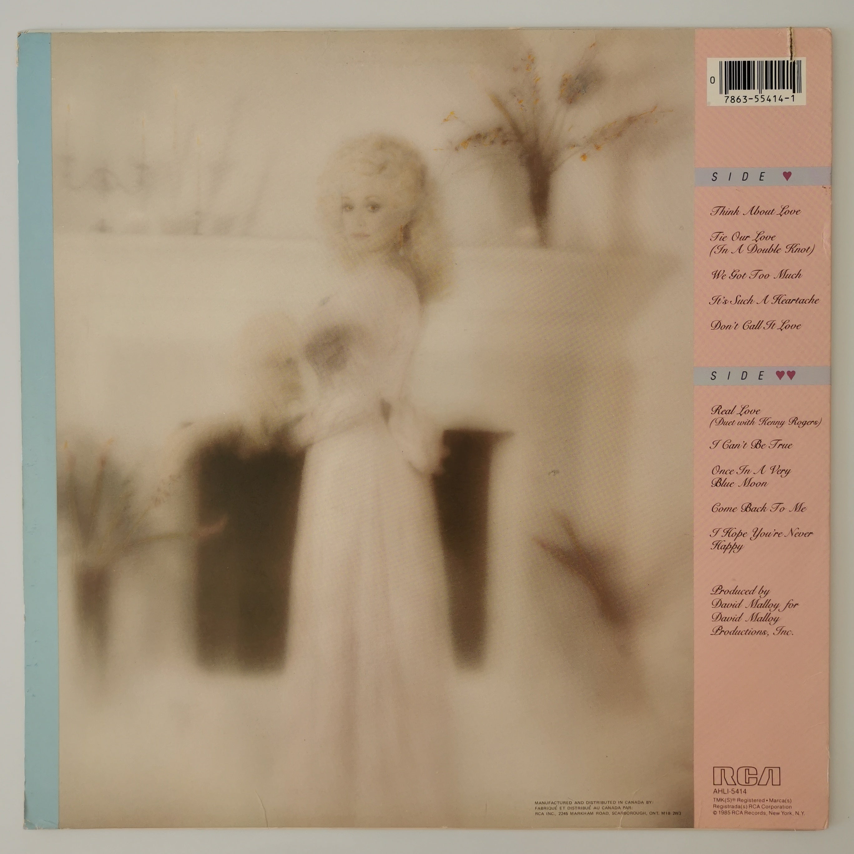 Dolly Parton – Real Love Vinyl LP Record 1985