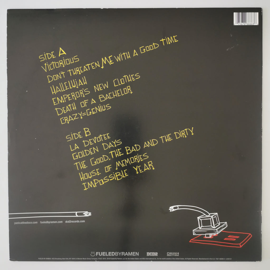 Panic At The Disco Death Of A Bachelor Vinyl LP