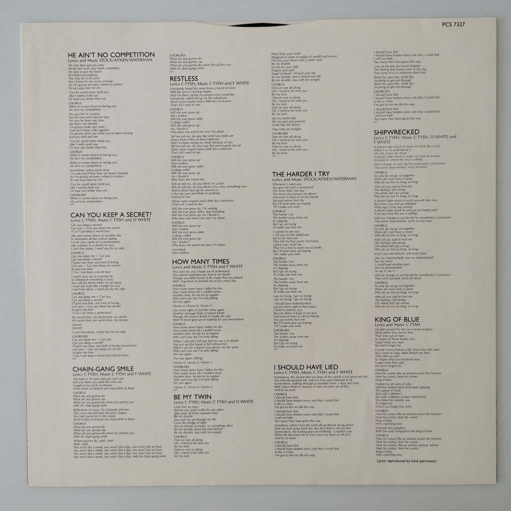 Brother Beyond – Get Even Vinyl LP Record 1988