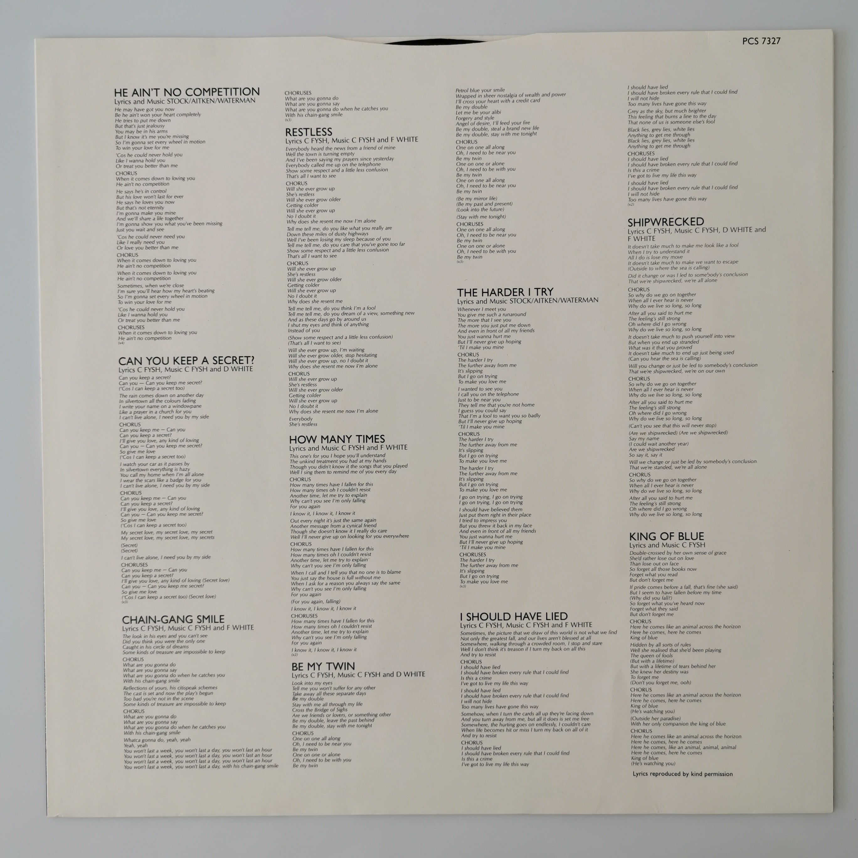 Brother Beyond – Get Even Vinyl LP Record 1988