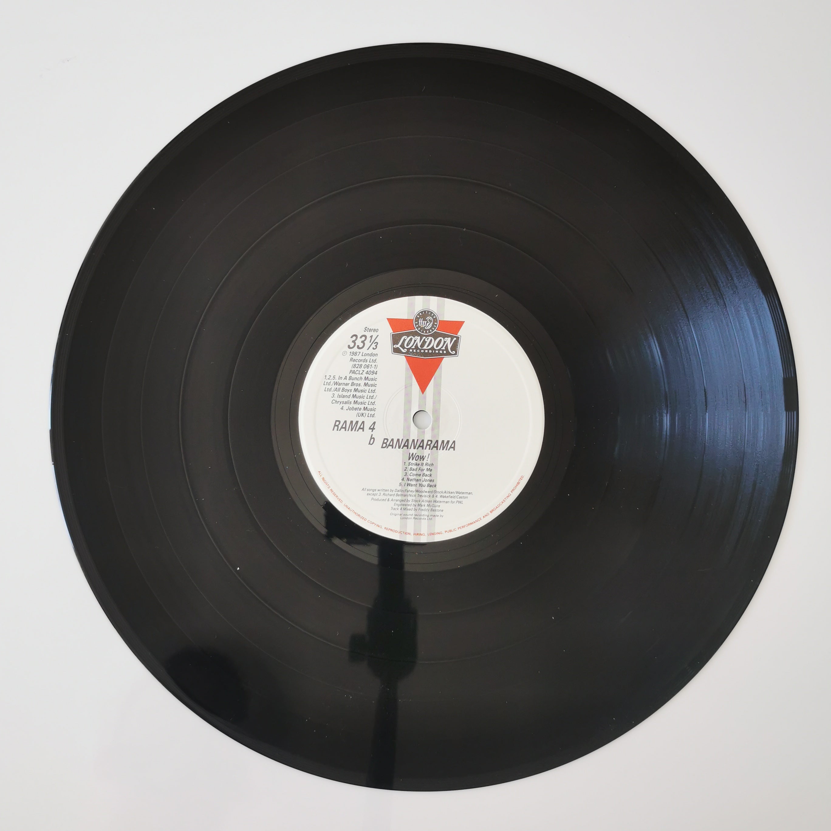 Bananarama – Wow! 1987 Vinyl LP Record