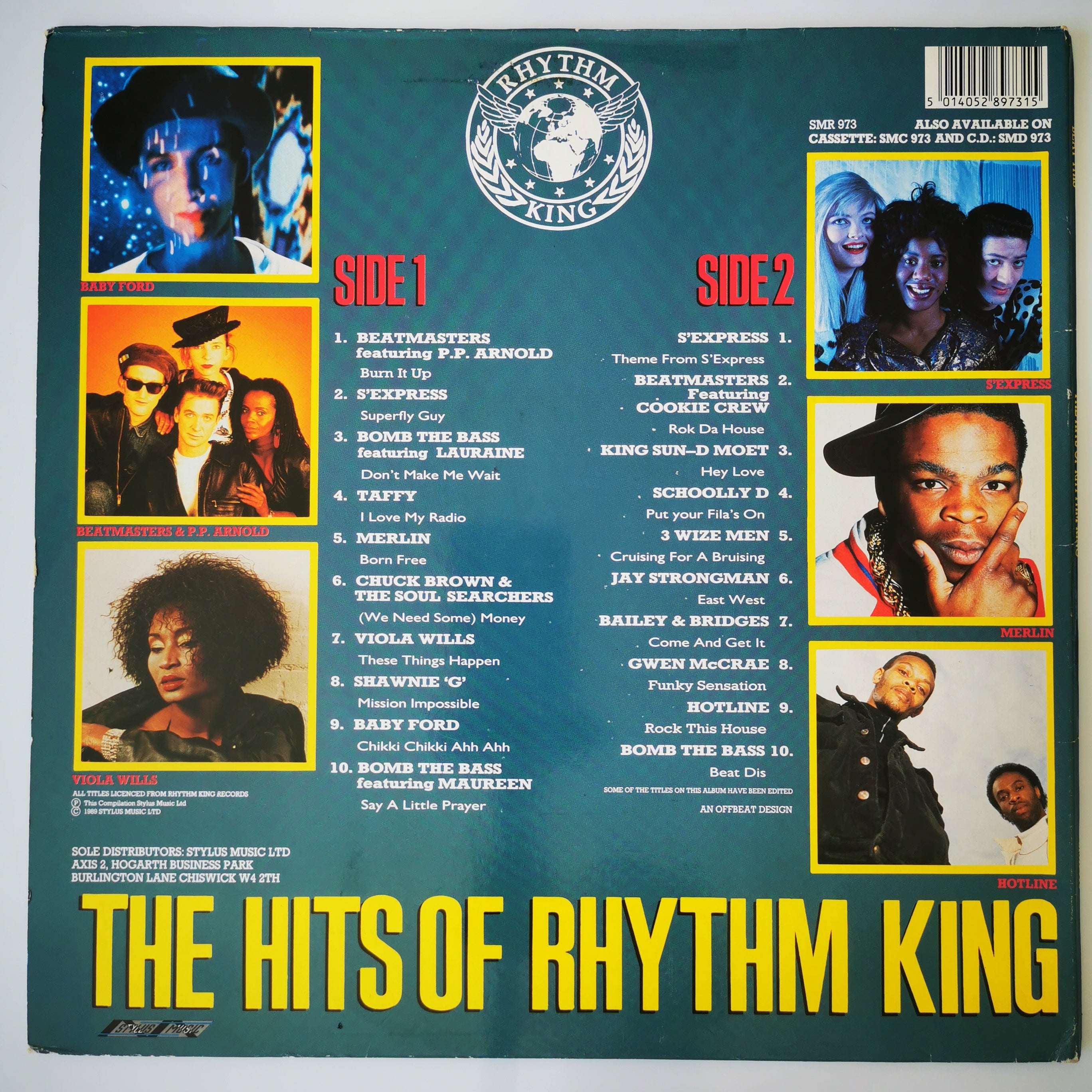 Beat This - 20 Hits From Rhythm King Vinyl LP 1989