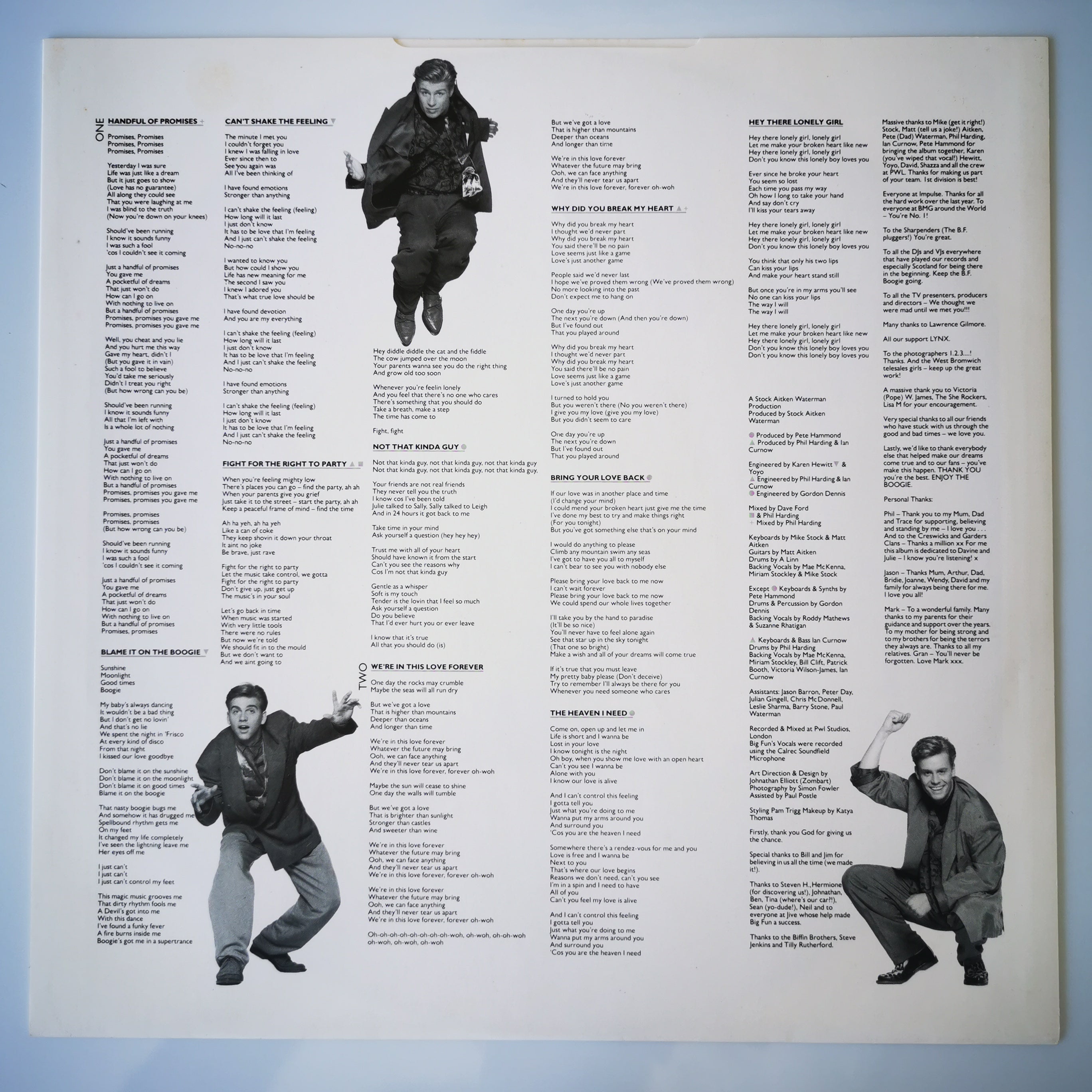 Big Fun – A Pocketful Of Dreams 1991 Vinyl LP Inc Poster