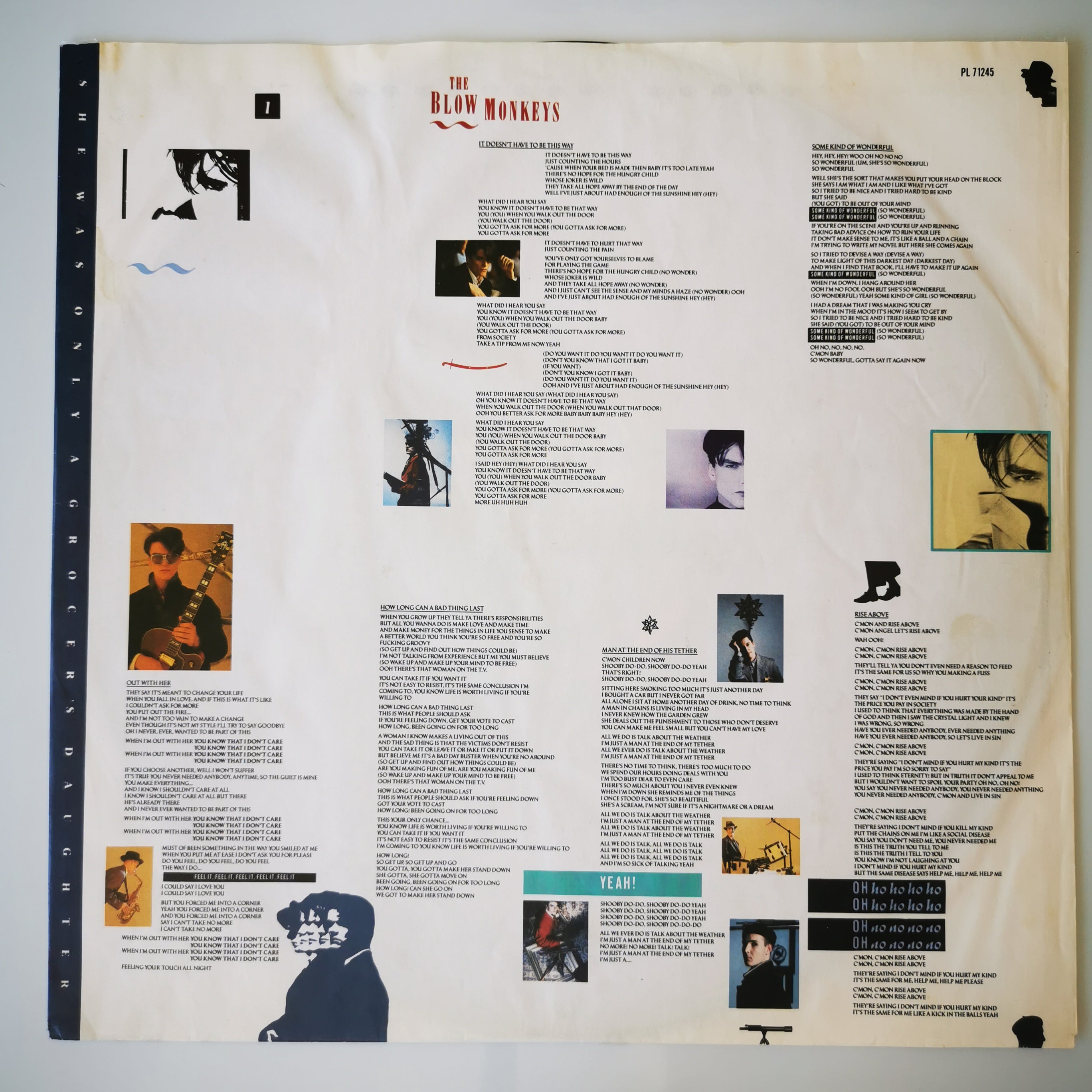 The Blow Monkeys She Was Only A Grocer's Daughter Vinyl LP