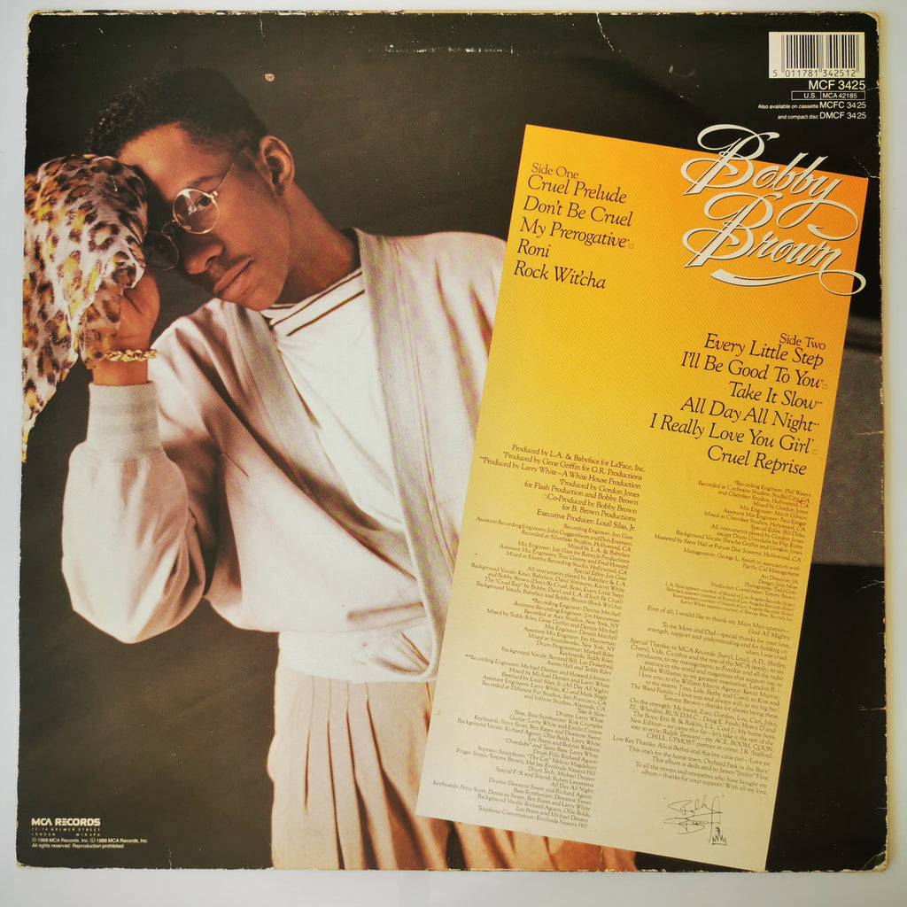 Bobby Brown Don't Be Cruel - Vinyl LP 1988