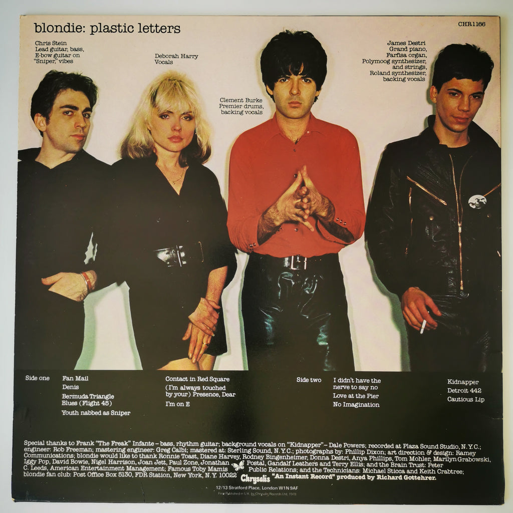Blondie – Plastic Letters Vinyl LP Record 1978