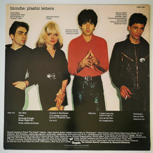 Blondie – Plastic Letters Vinyl LP Record 1978
