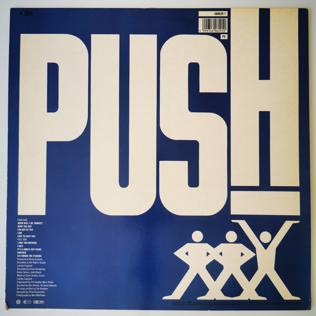 Bros – Push 1988 Vinyl LP Record