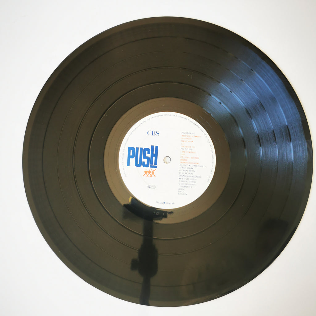 Bros – Push 1988 Vinyl LP Record