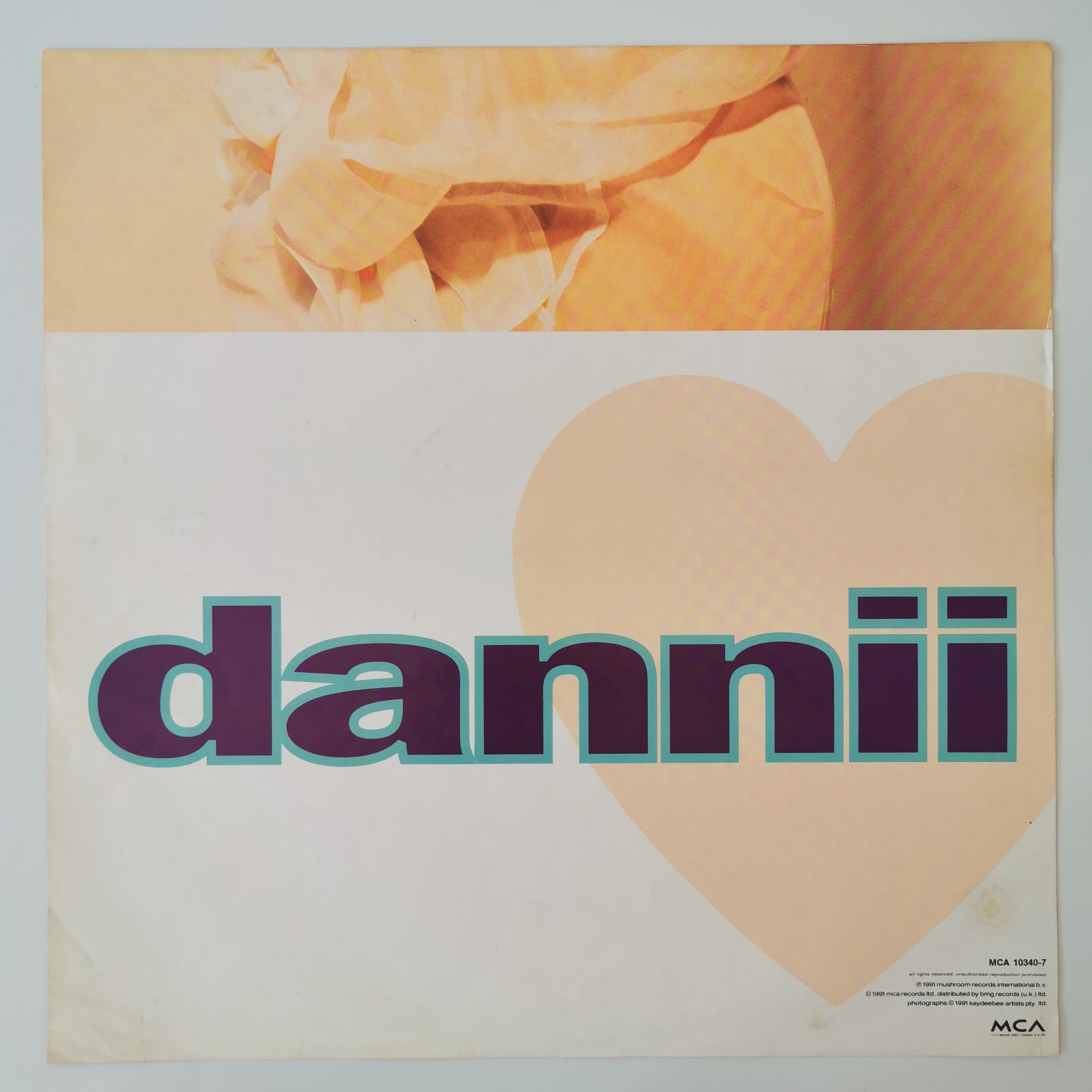 Dannii Minogue Love & Kisses Vinyl LP 1991 (Inc Poster)